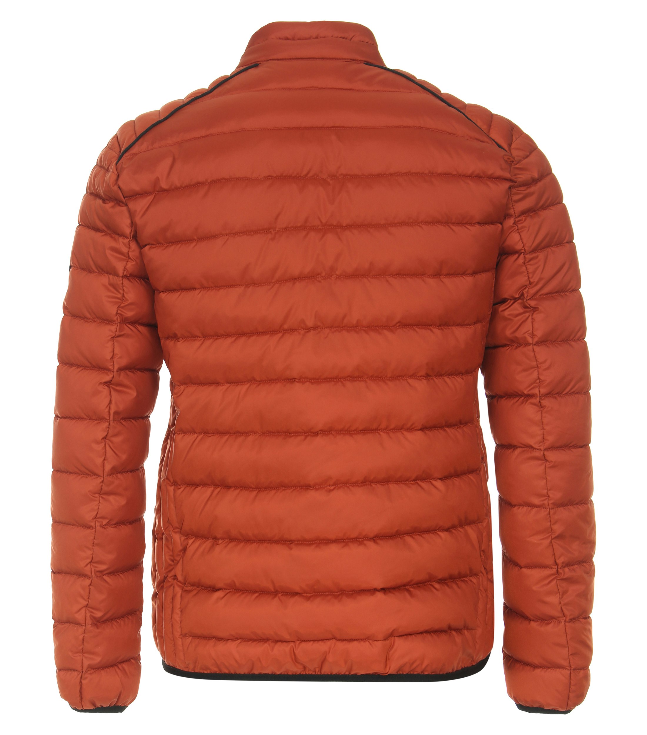 Ein Jacke im uni Muster in der Farbe Dunkelorange