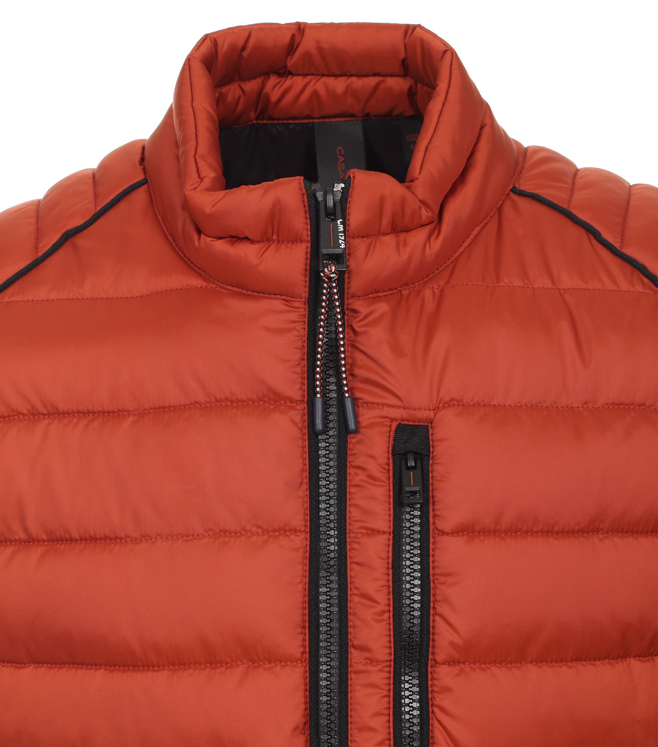 Steppjacke im unifarbenen Design in der Farbe Dunkelorange(484)