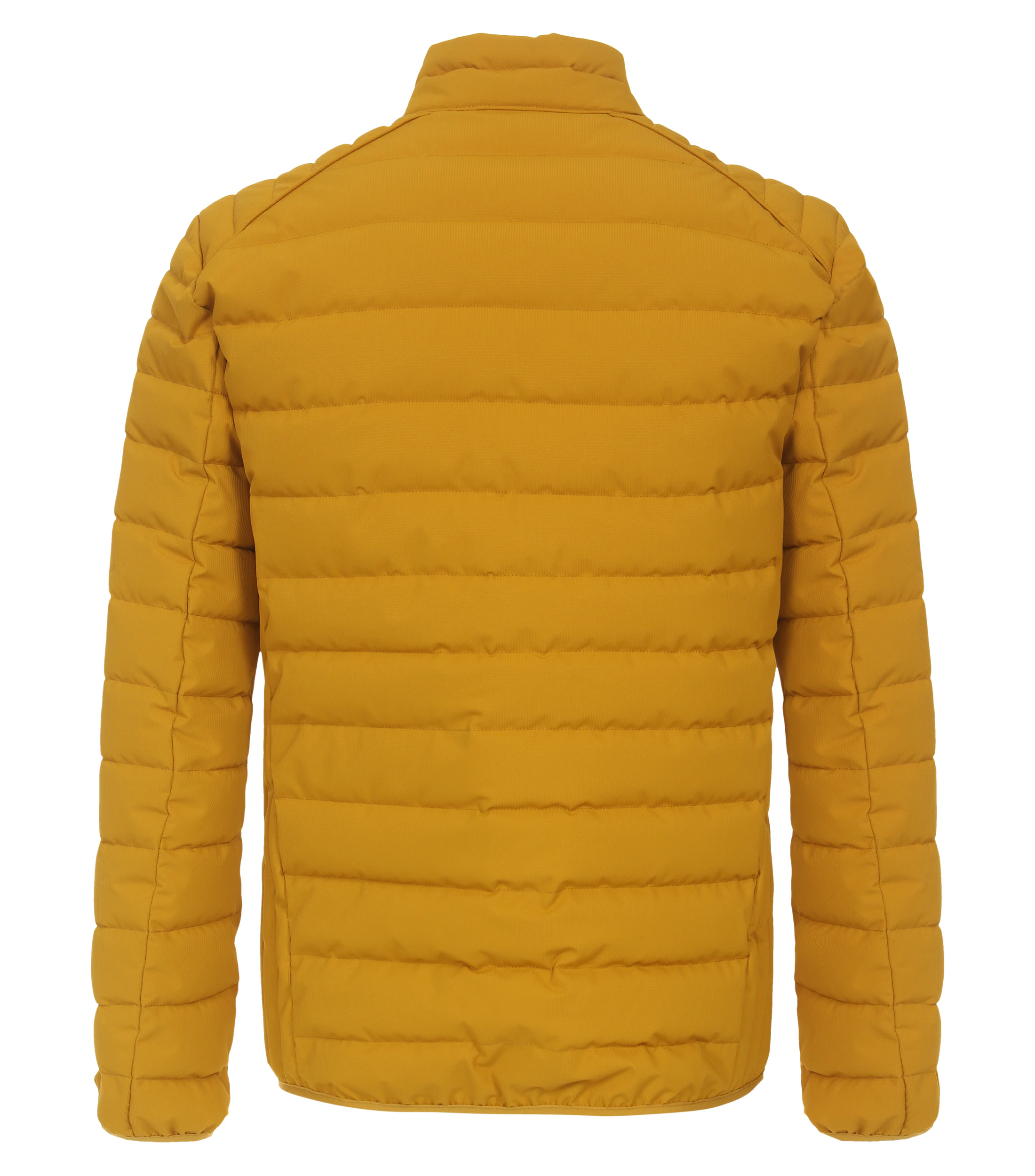 Steppjacke im unifarbenen Design in der Farbe Gelb