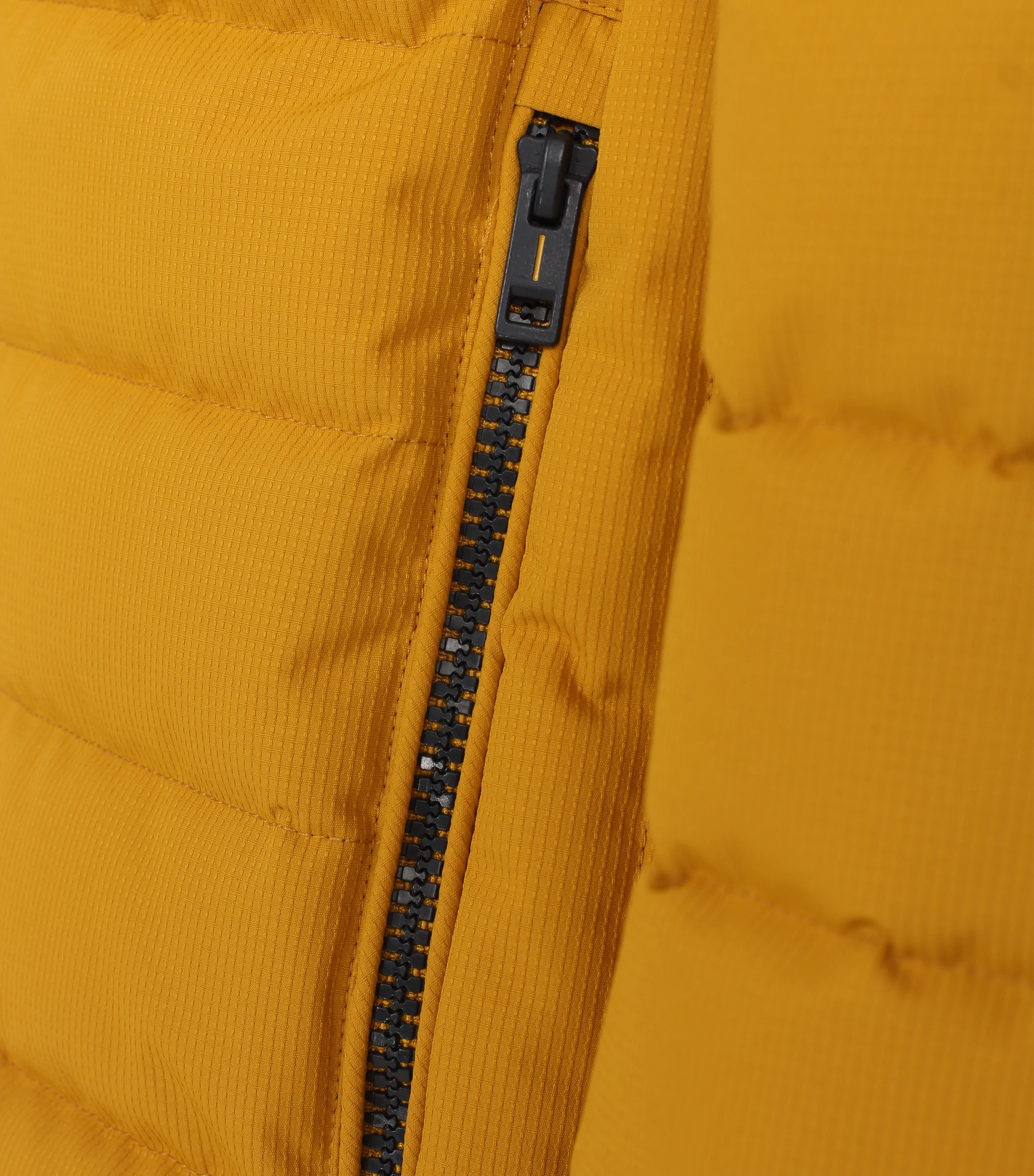 Steppjacke im unifarbenen Design in der Farbe Gelb