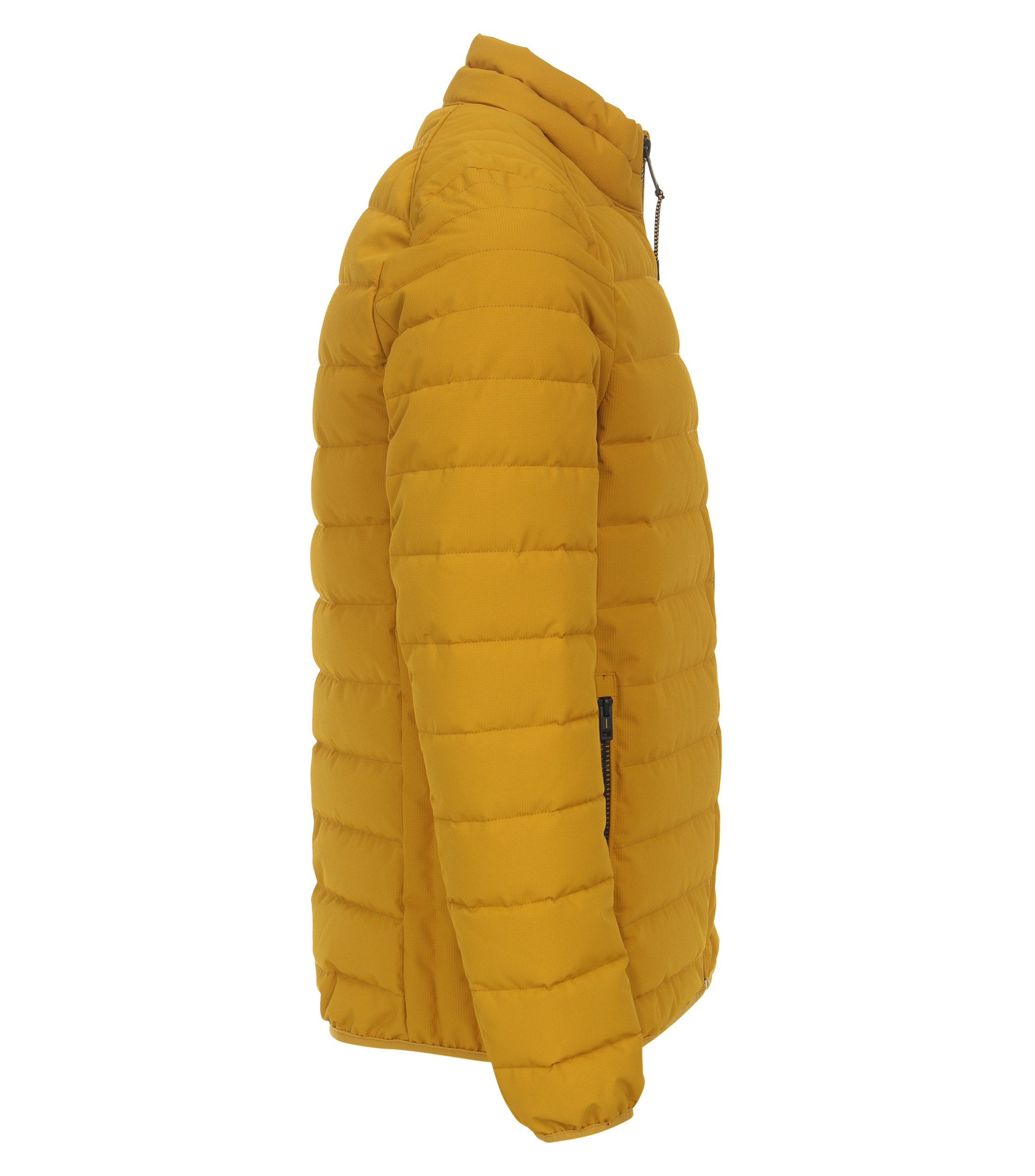 Ein Jacke im uni Muster in der Farbe Gelb