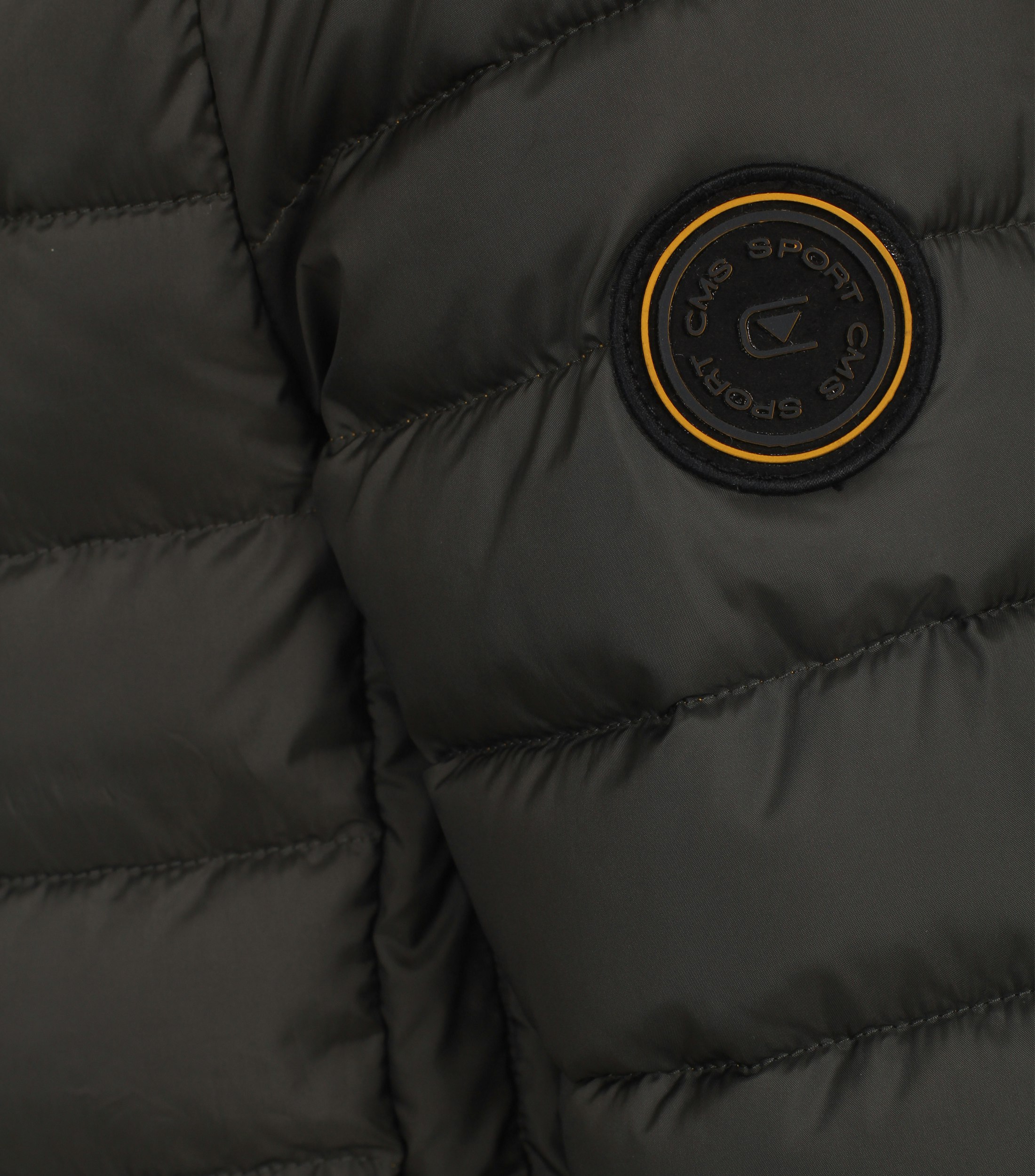 Ein Jacke im uni Muster in der Farbe Dunkelgrün