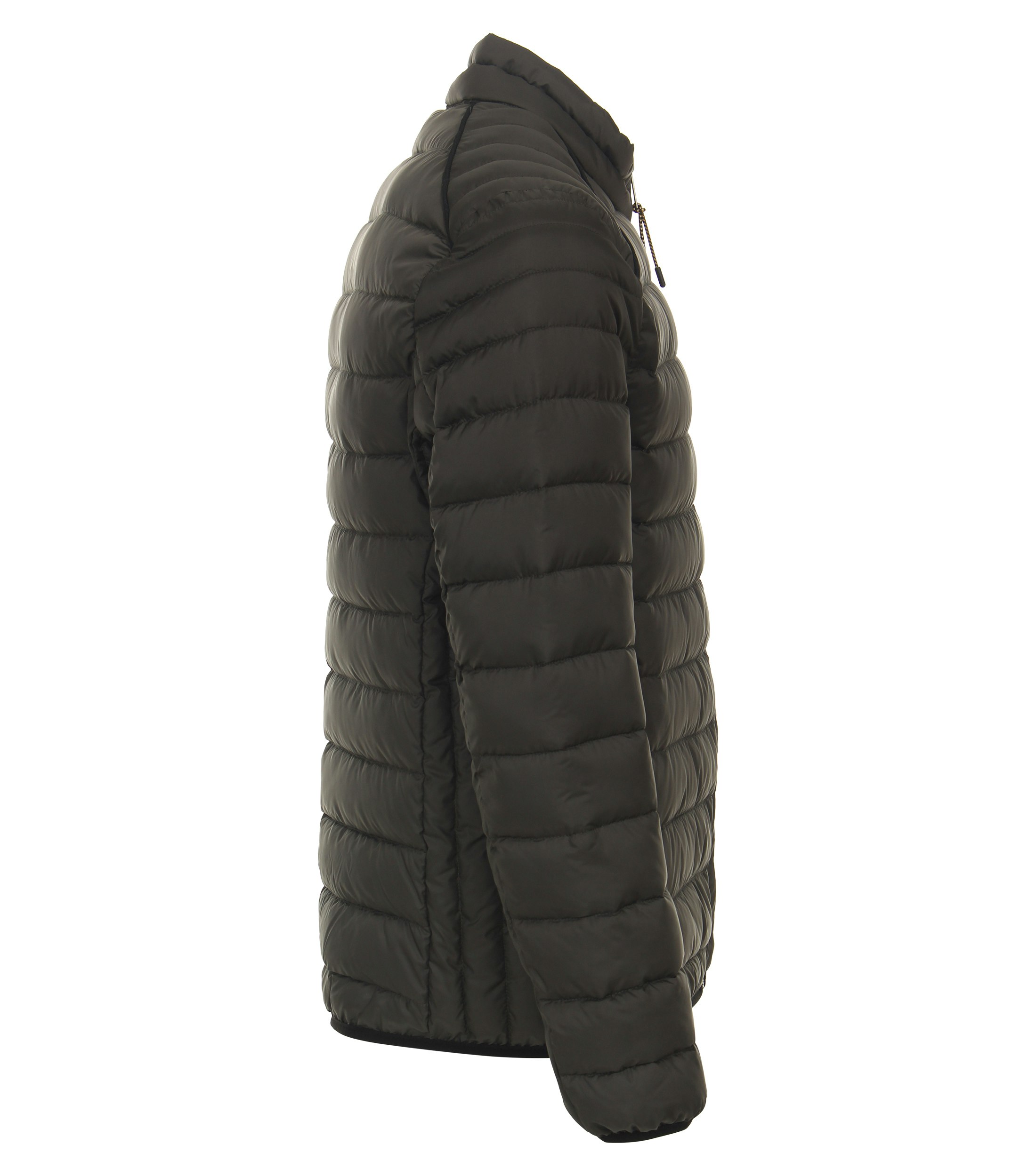 Ein Jacke im uni Muster in der Farbe Dunkelgrün