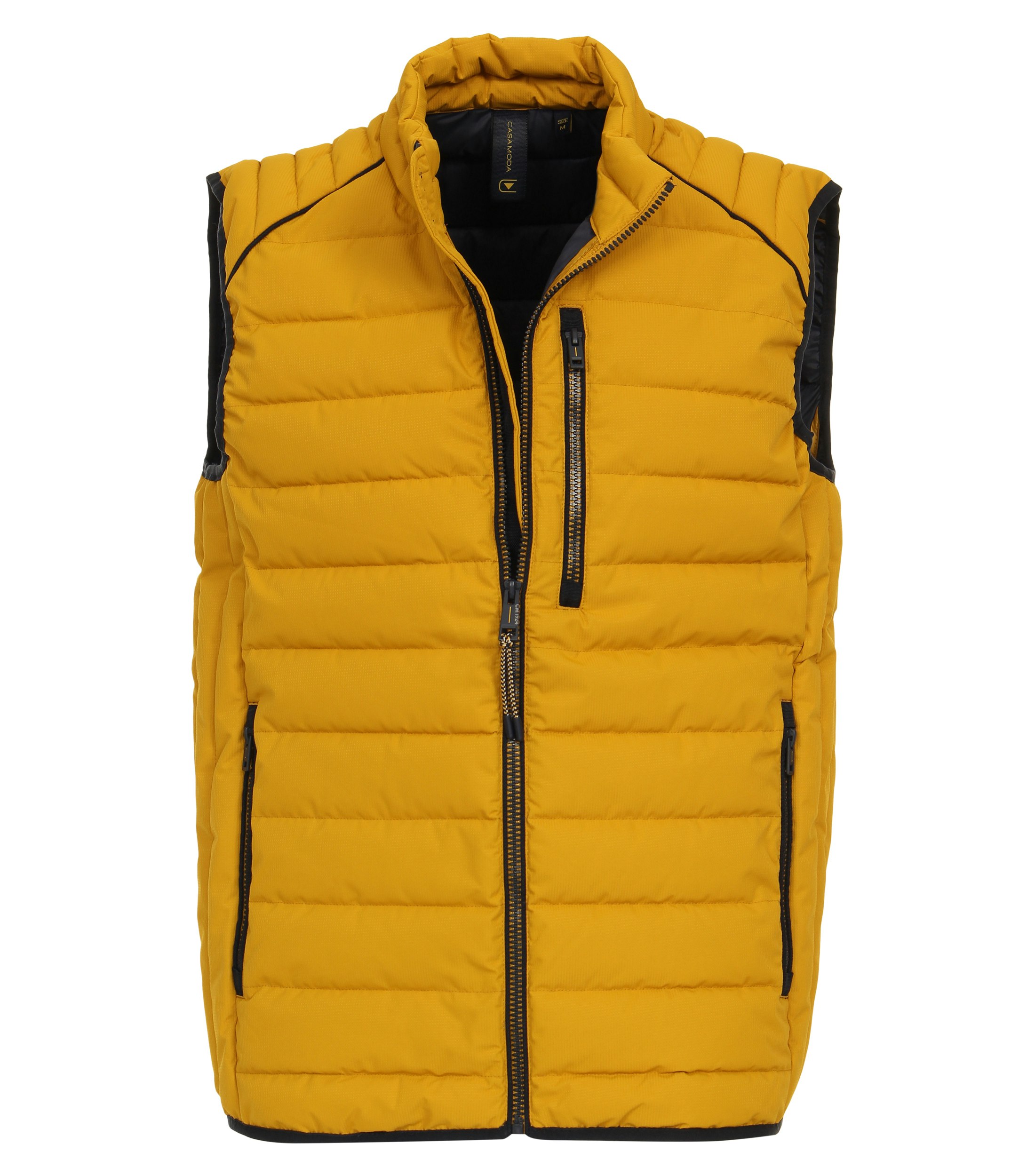 Ein Weste im uni Muster in der Farbe Gelb