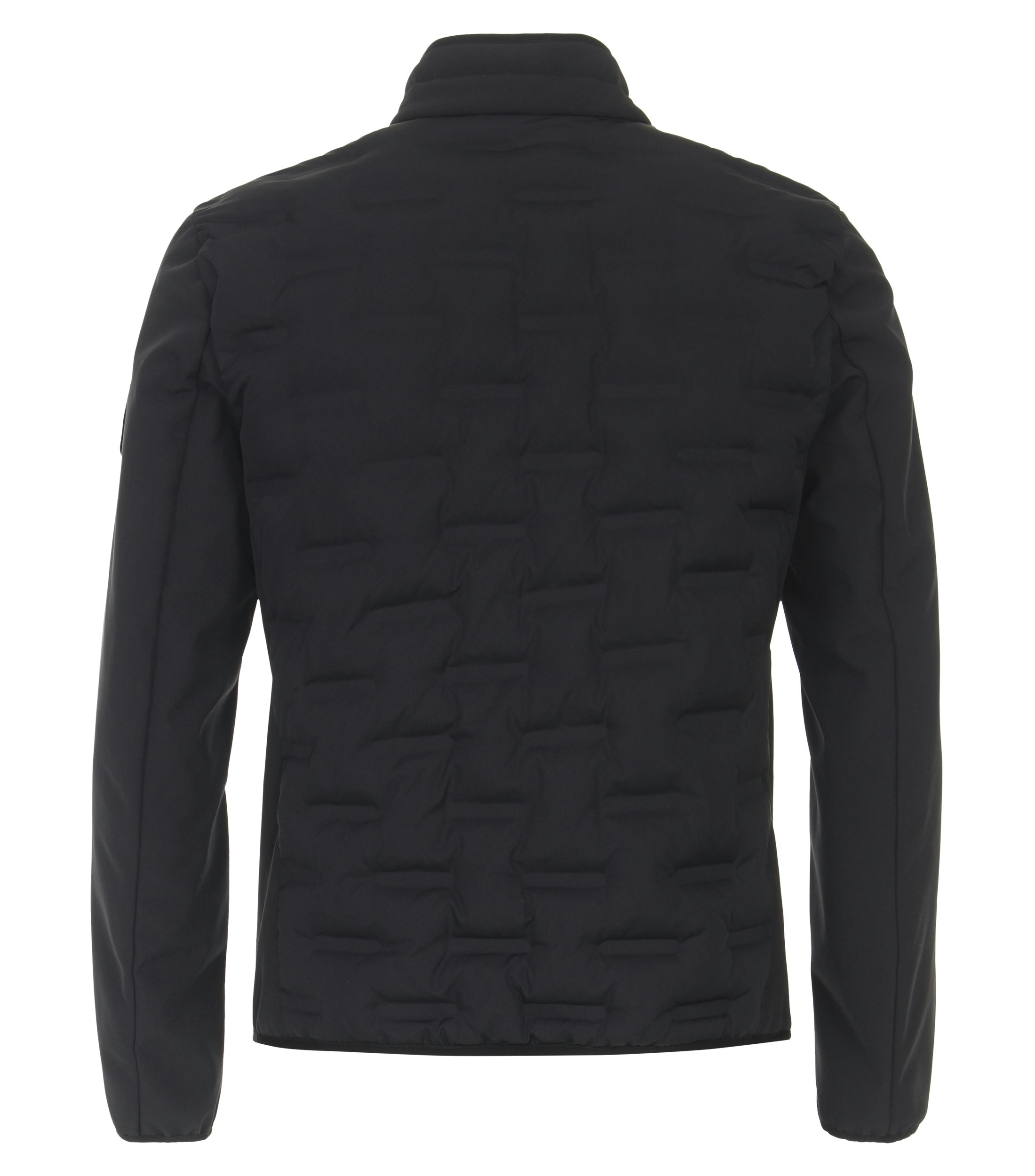 Ein Jacke im uni Muster in der Farbe Dunkelblau