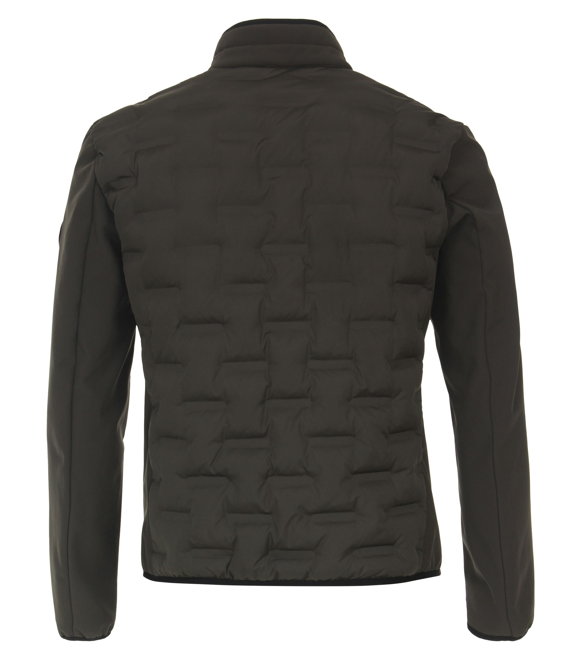 Ein Jacke im uni Muster in der Farbe Dunkelgrün