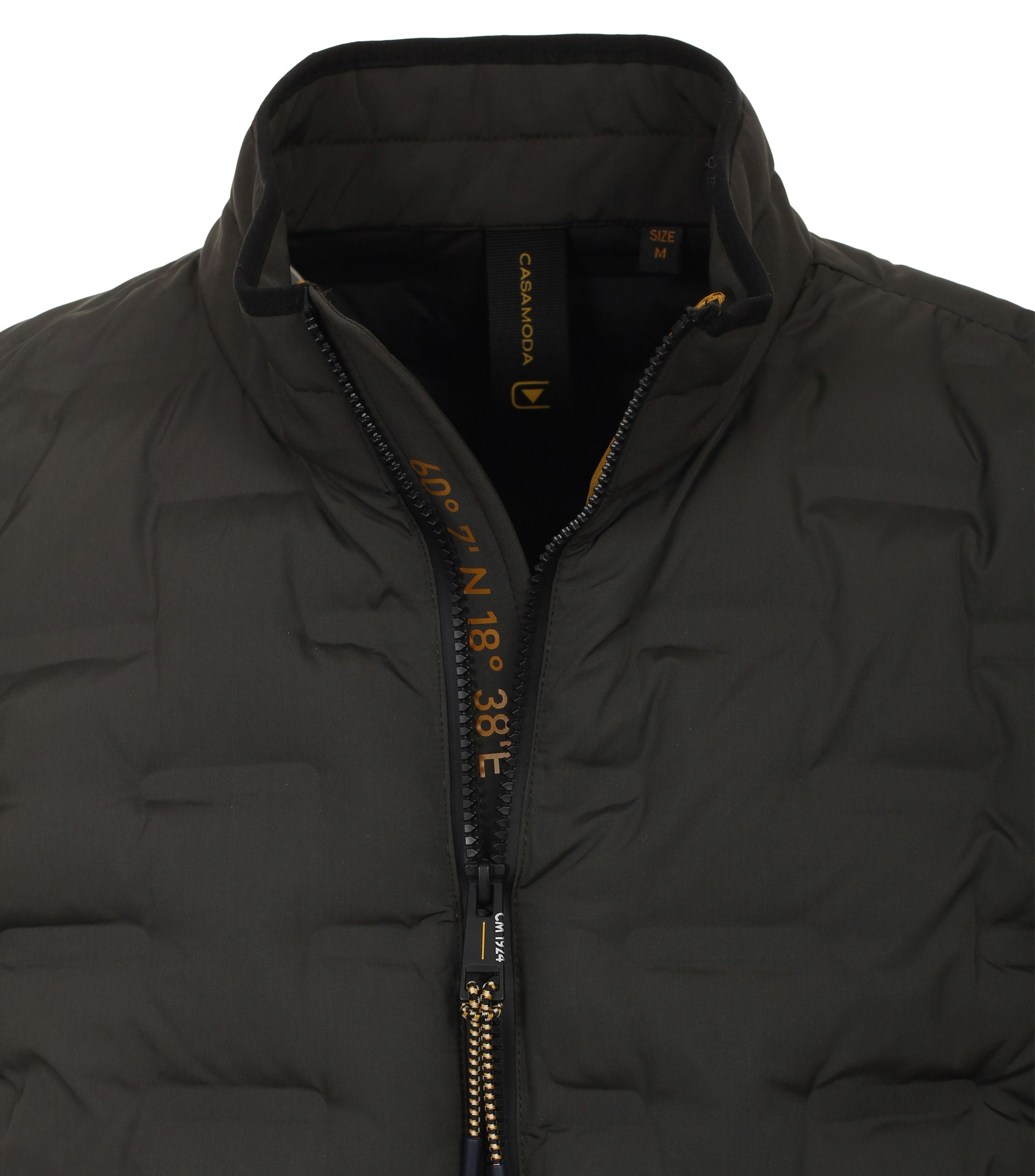 Ein Jacke im uni Muster in der Farbe Dunkelgrün