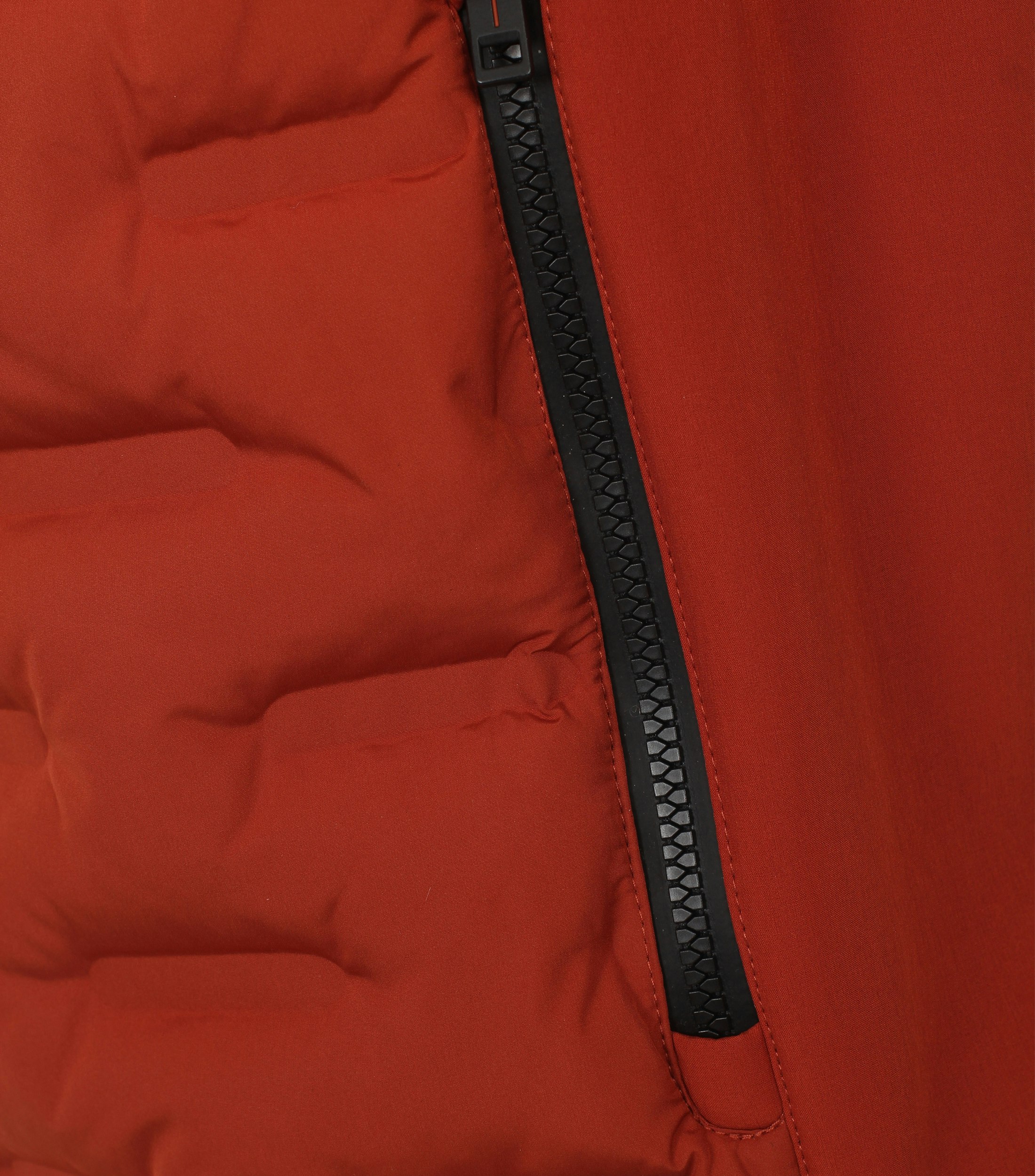 Ein Weste im uni Muster in der Farbe Dunkelorange