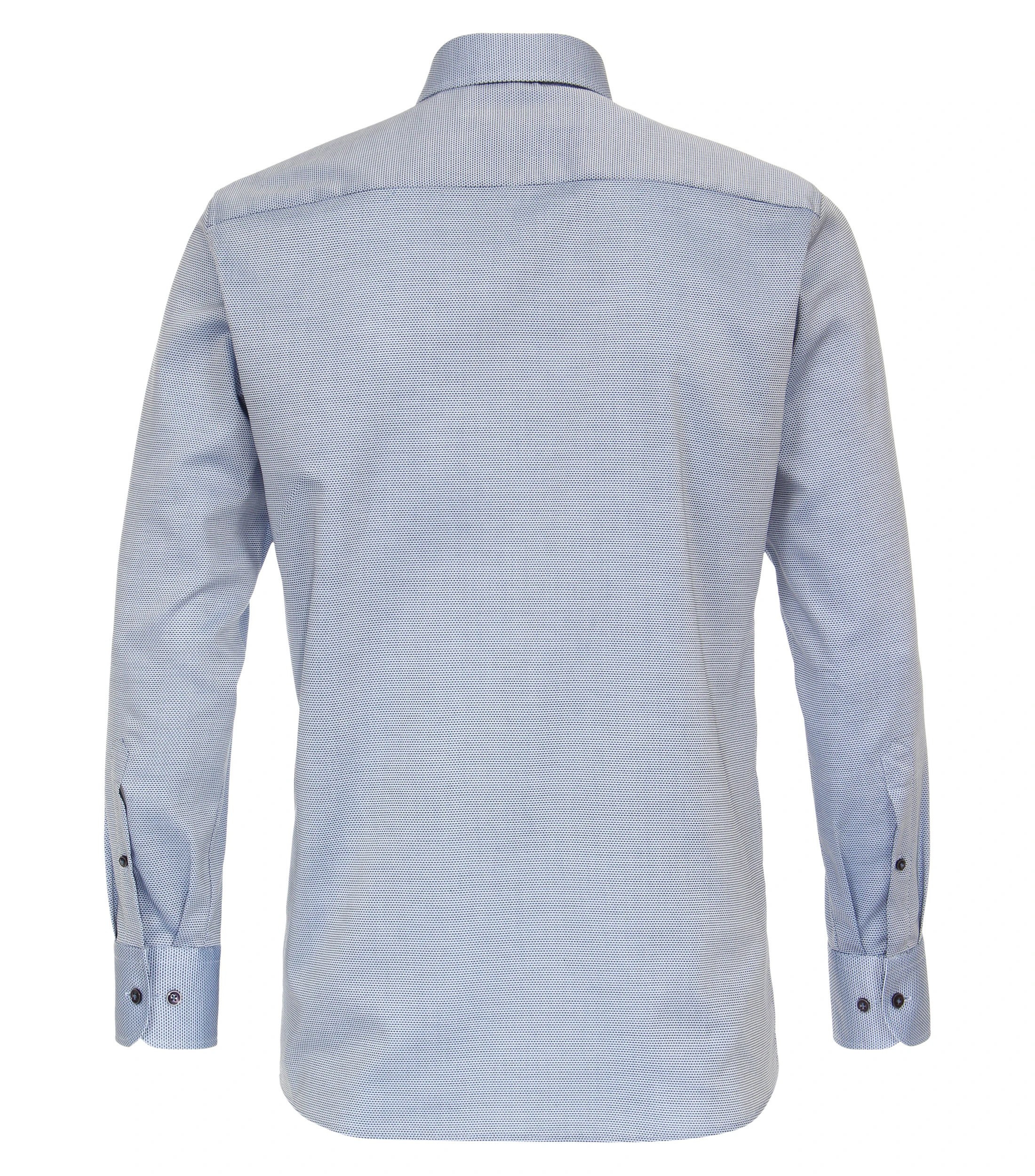 Businesshemd im unifarbenen Design in der Farbe Mittelblau