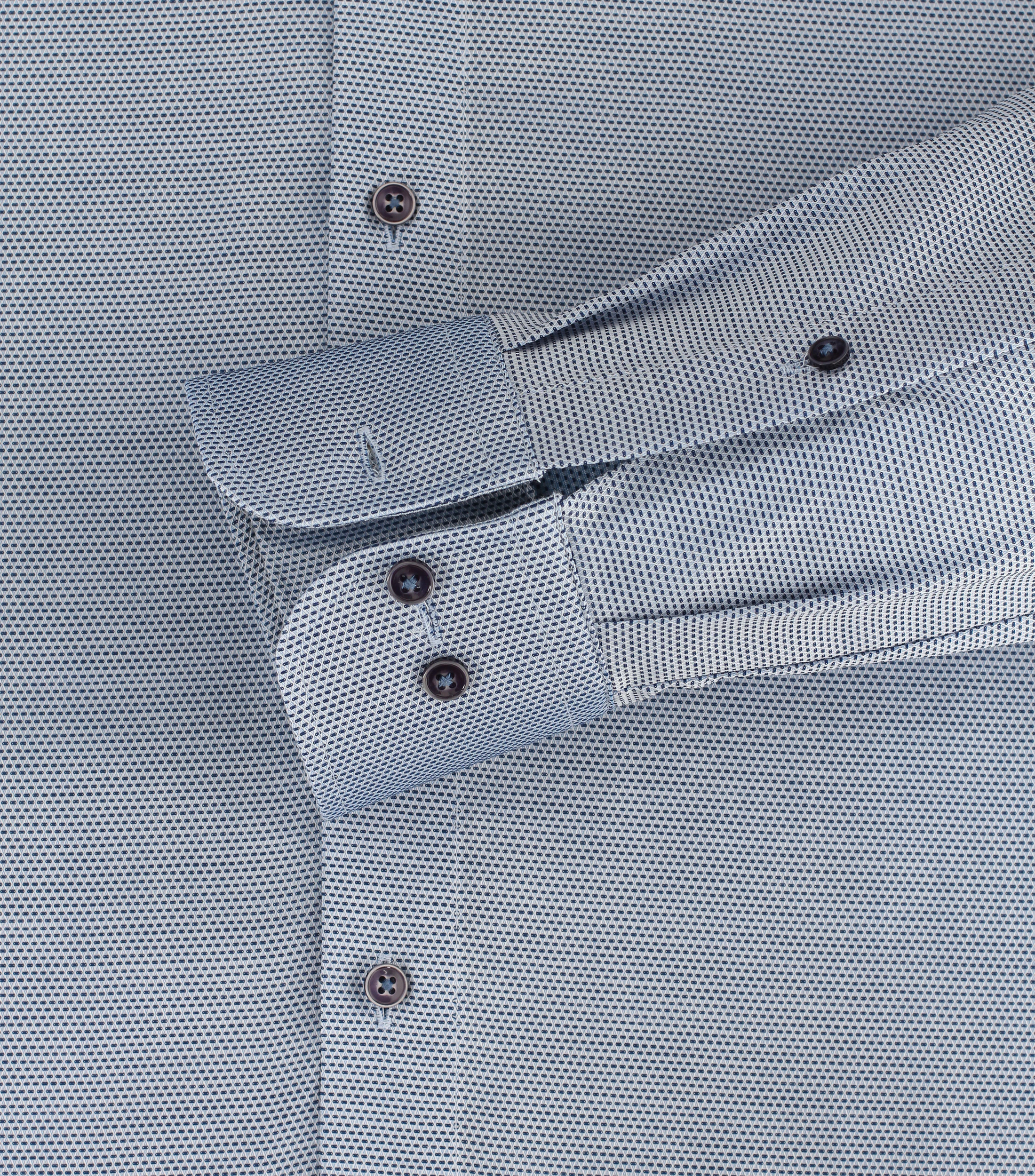 Businesshemd im unifarbenen Design in der Farbe Mittelblau