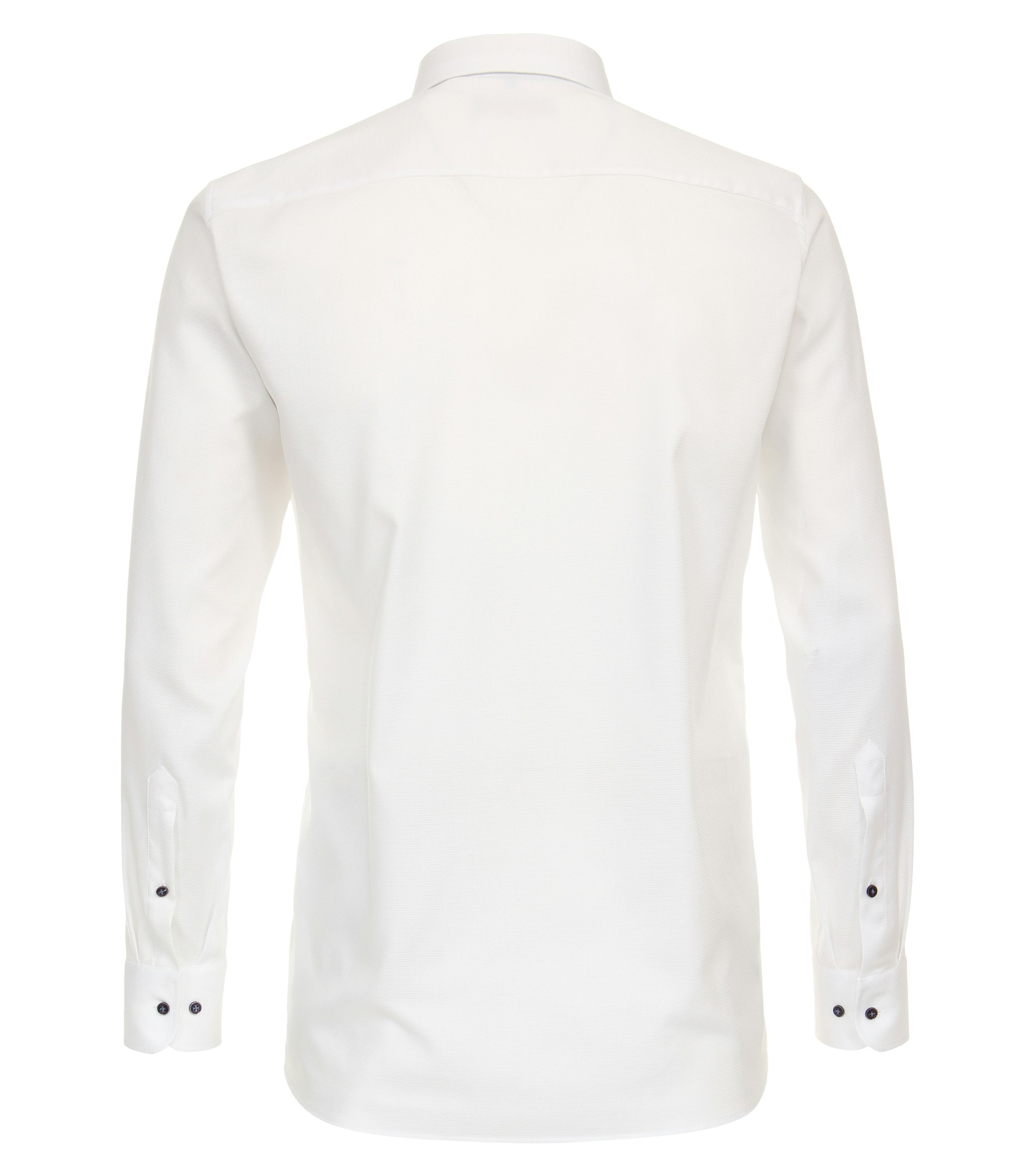 Ein Businesshemd im uni Muster in der Farbe Weiß