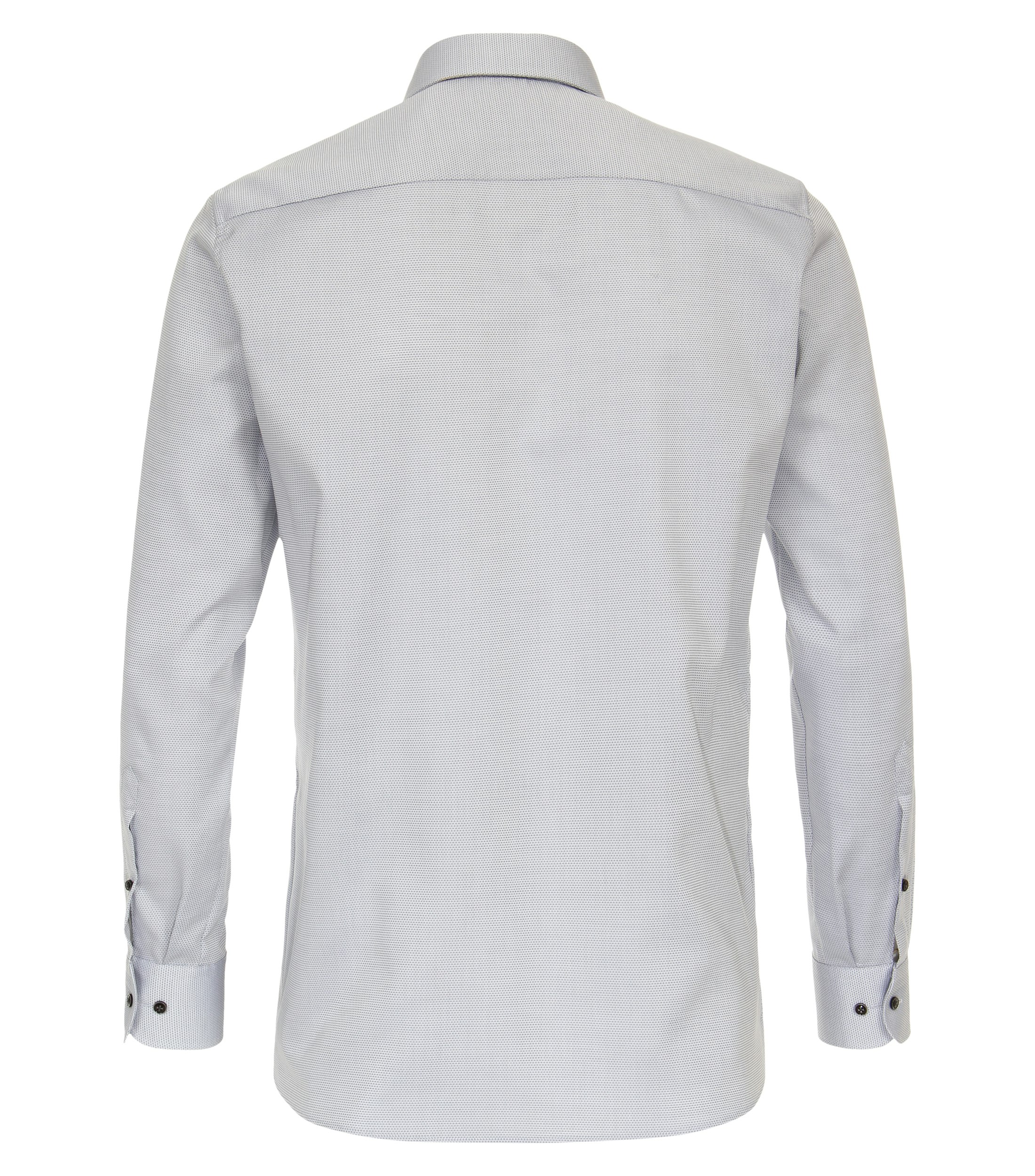 Ein Businesshemd im uni Muster in der Farbe Hellgrau