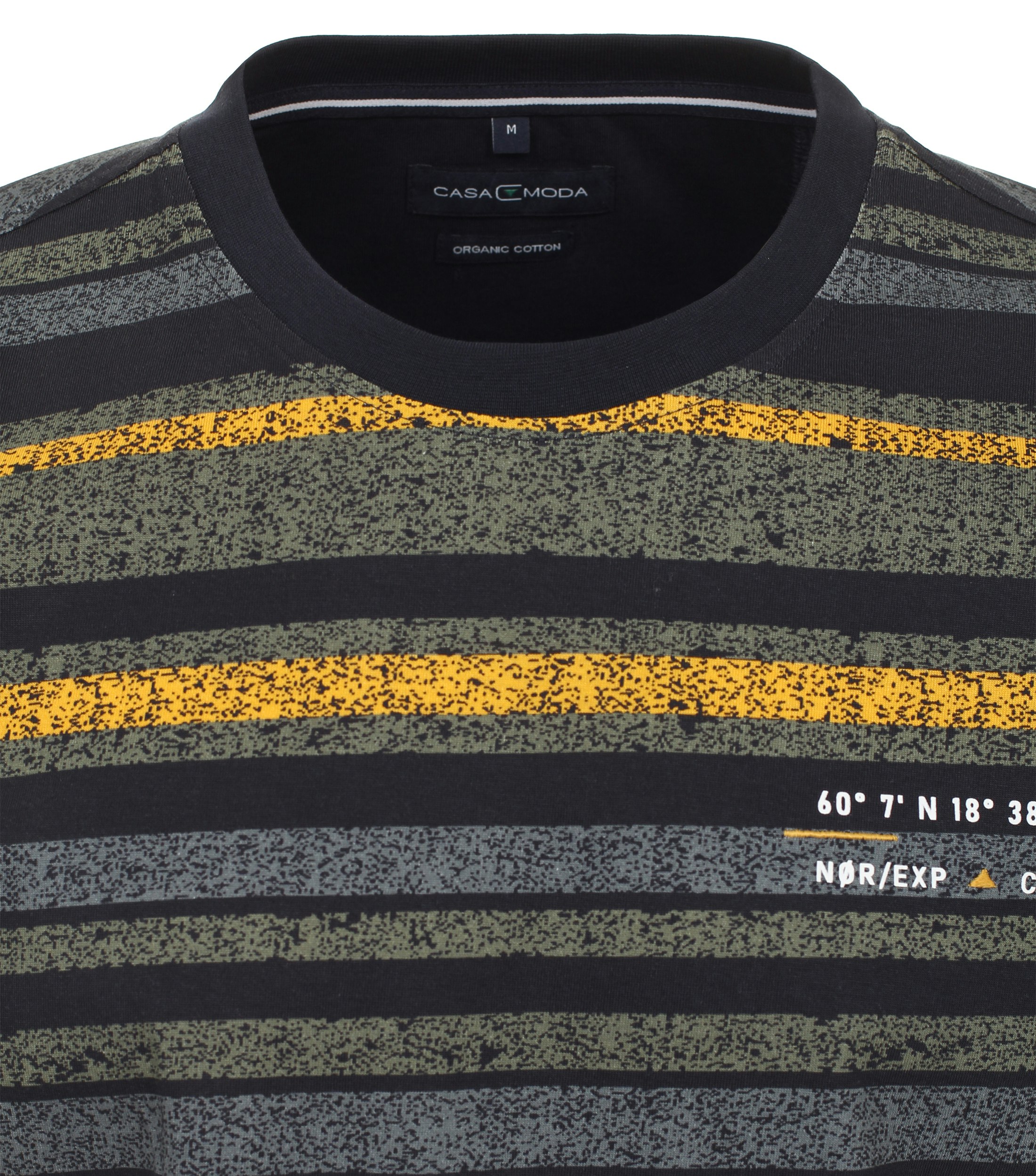 Ein T-Shirt im uni Muster in der Farbe graues Dunkelblau