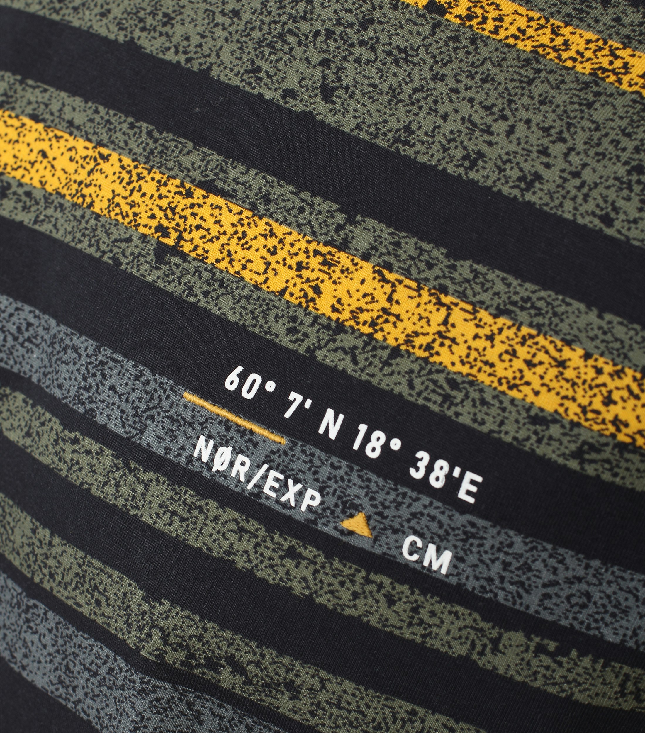 Ein T-Shirt im uni Muster in der Farbe graues Dunkelblau