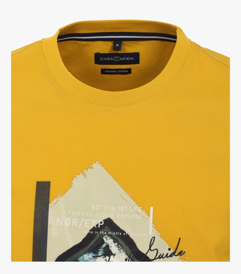 T-Shirt in Gelb - CASAMODA