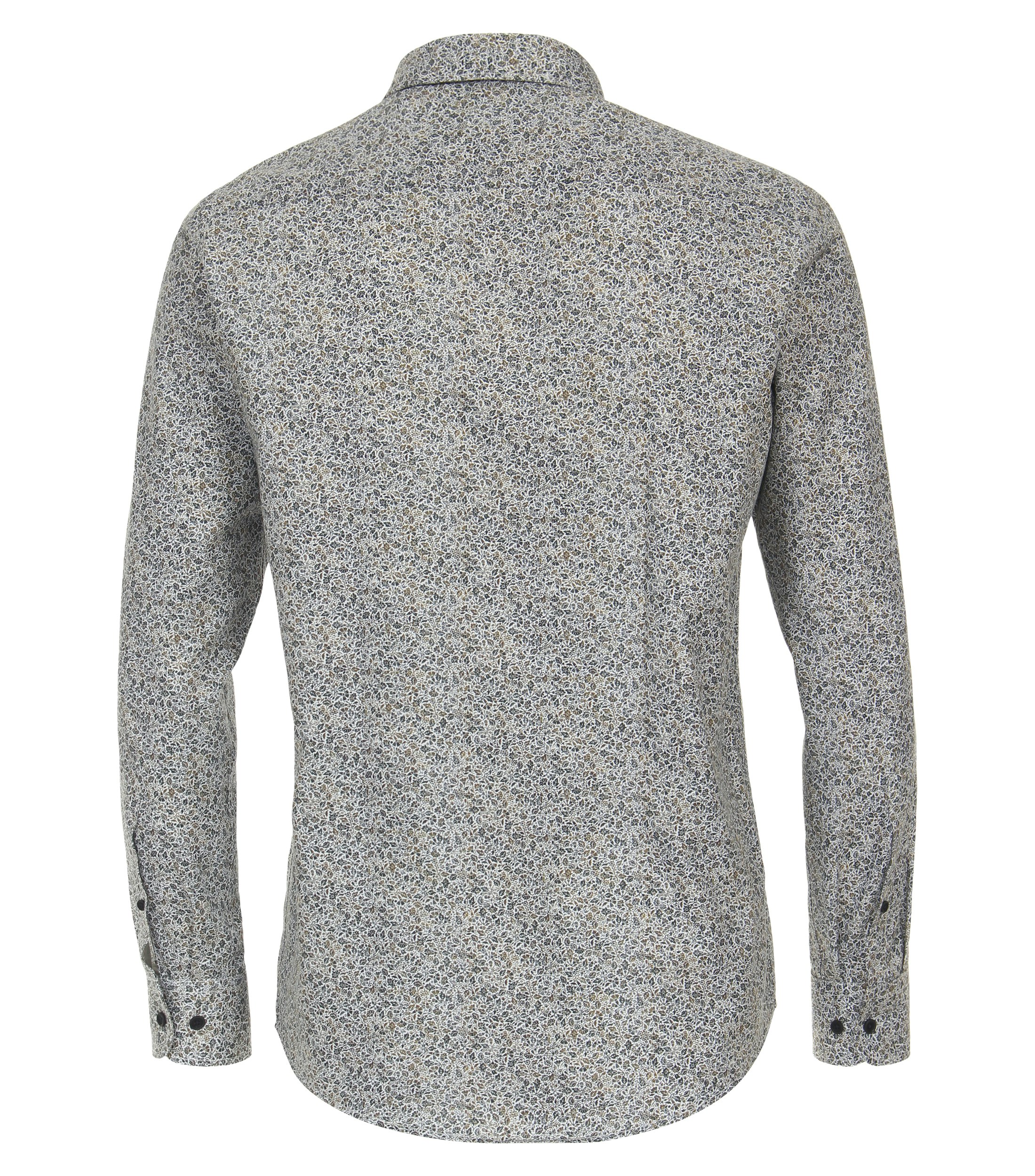 Ein Freizeithemd im Print Muster in der Farbe Olive