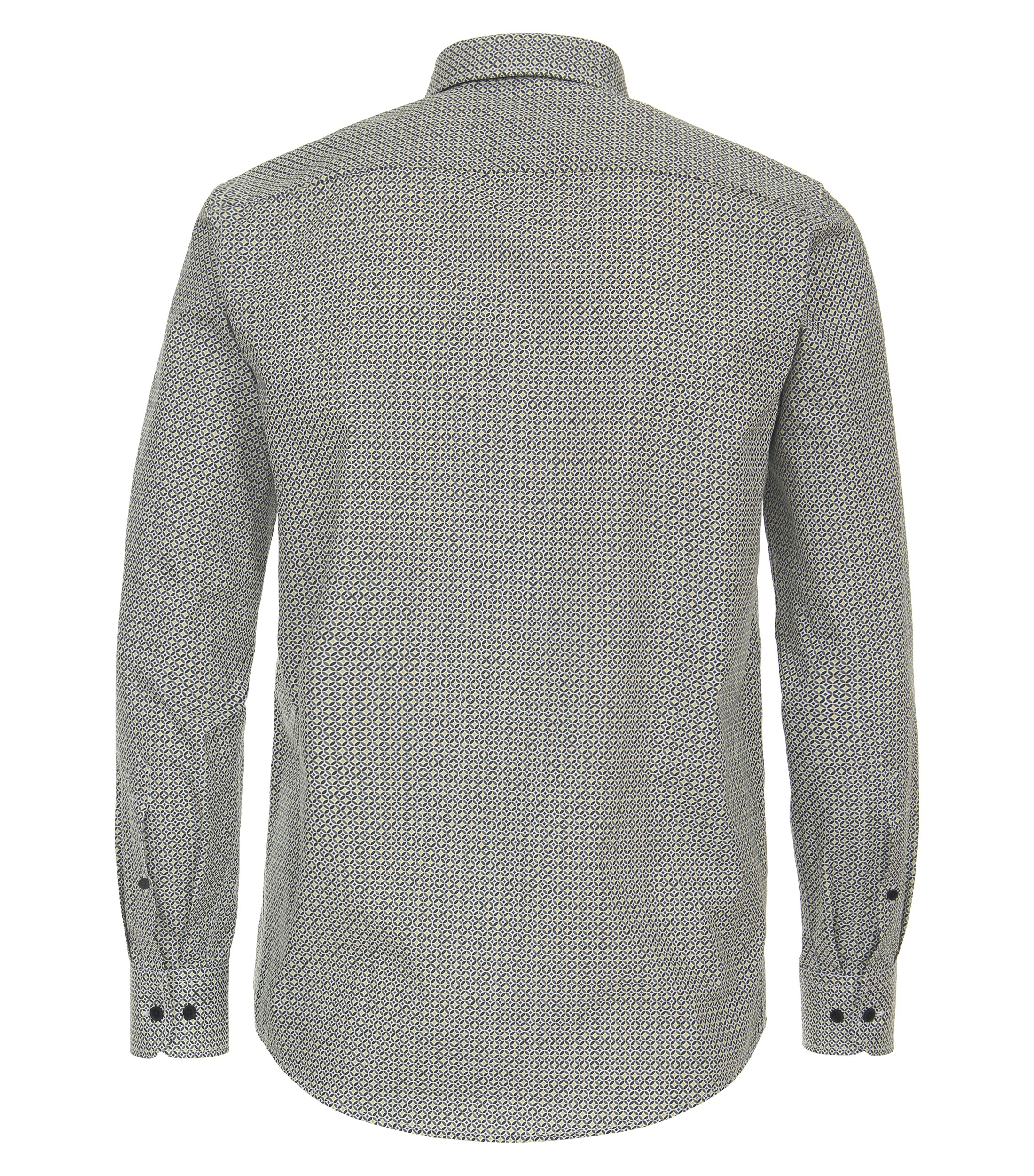 Ein Freizeithemd im Print Muster in der Farbe Olive