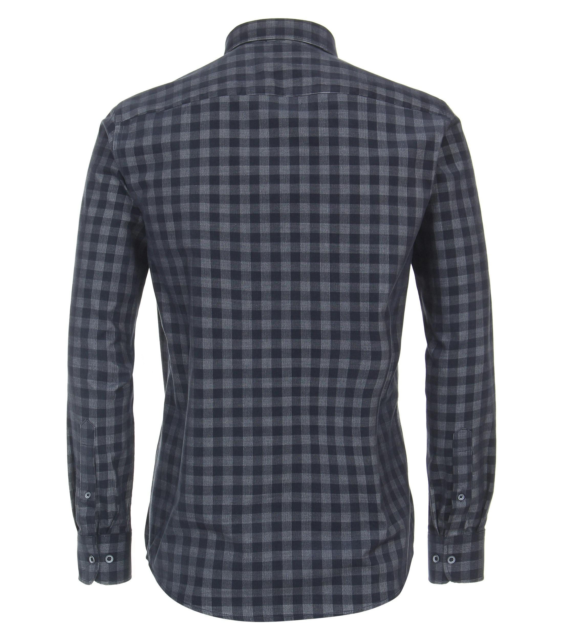Ein Freizeithemd im kariert Muster in der Farbe Dunkelblau