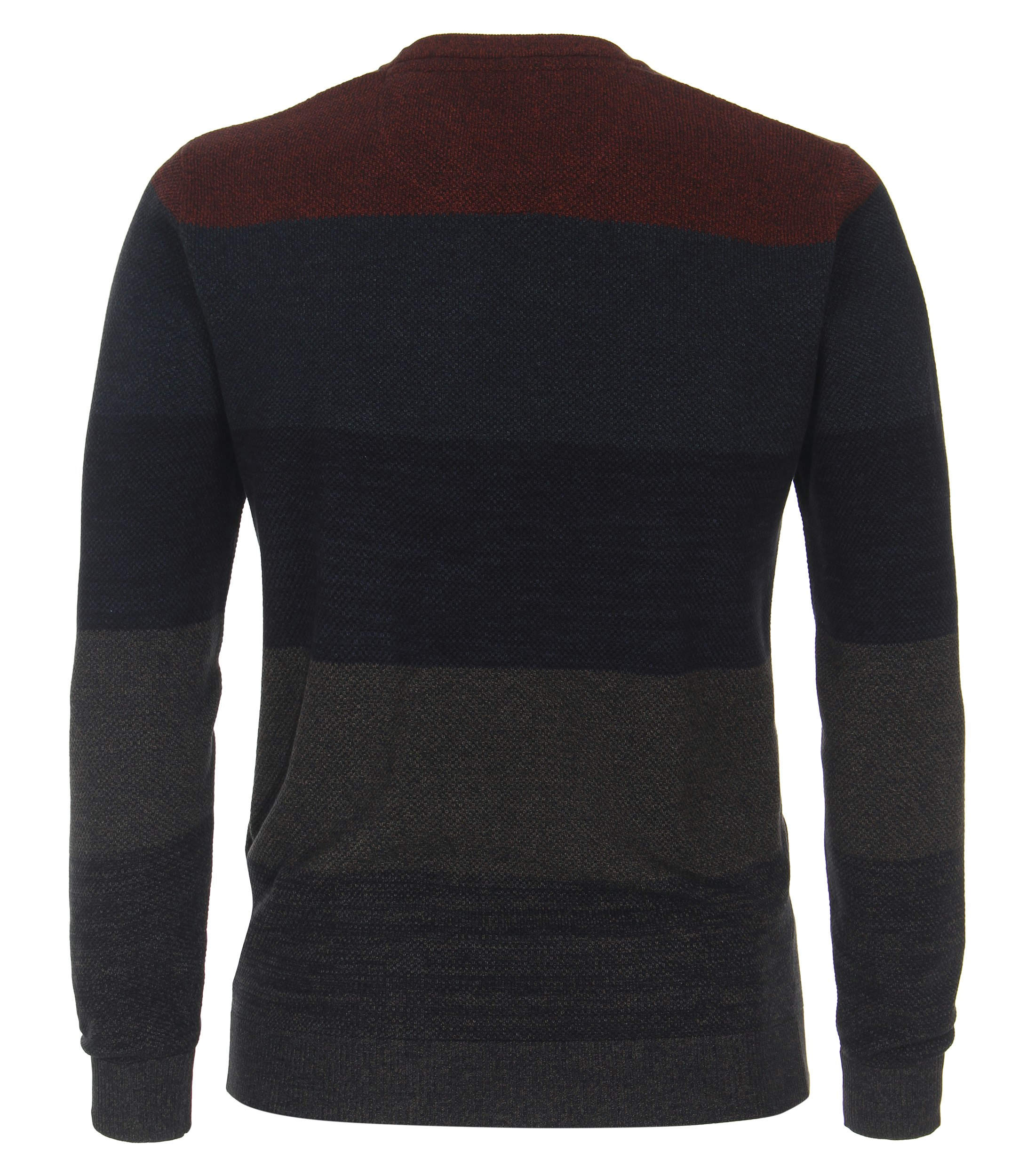 Ein Pullover im gestreift Muster in der Farbe Dunkelblau