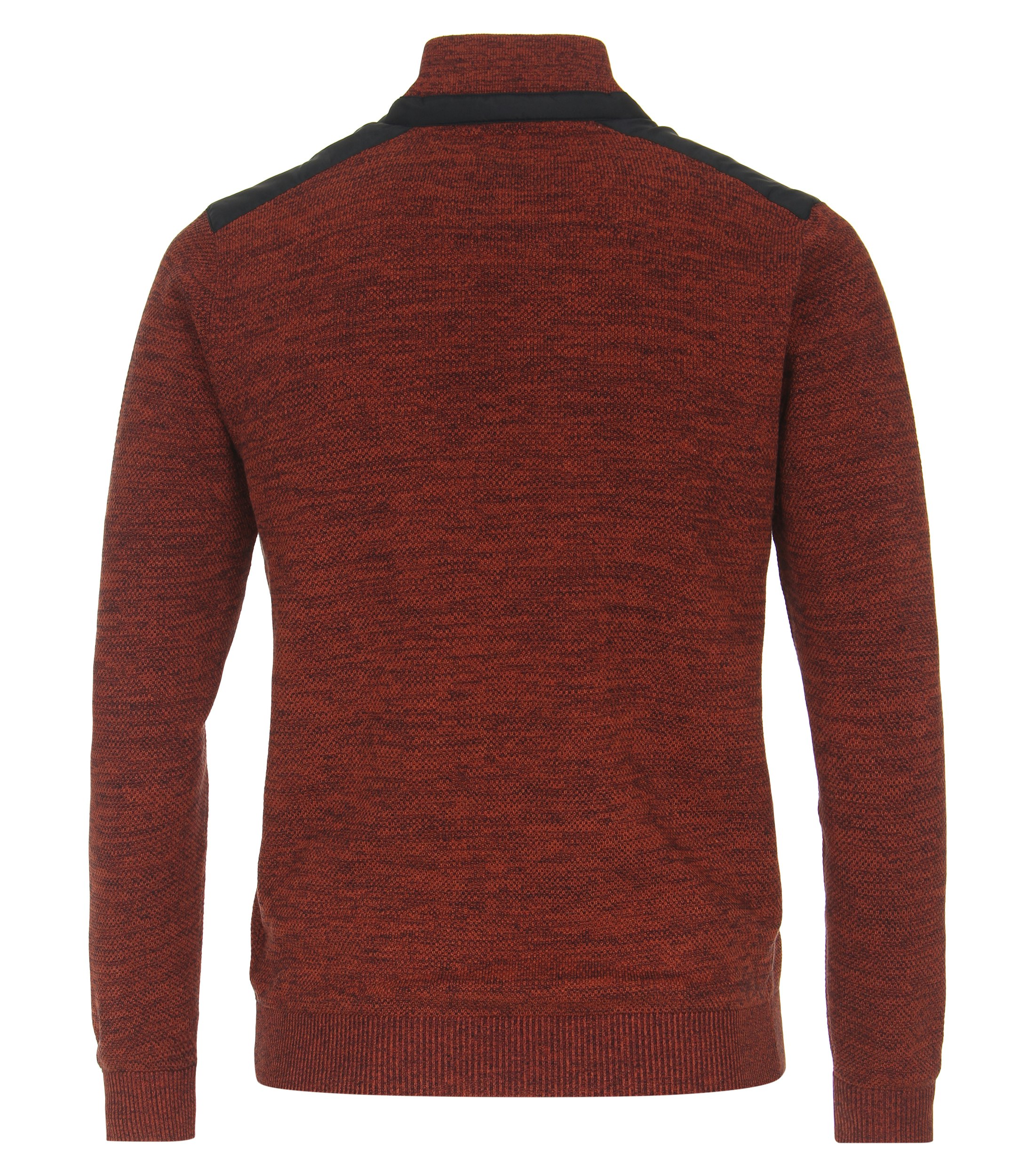 Ein Troyer im uni Muster in der Farbe Dunkelrot