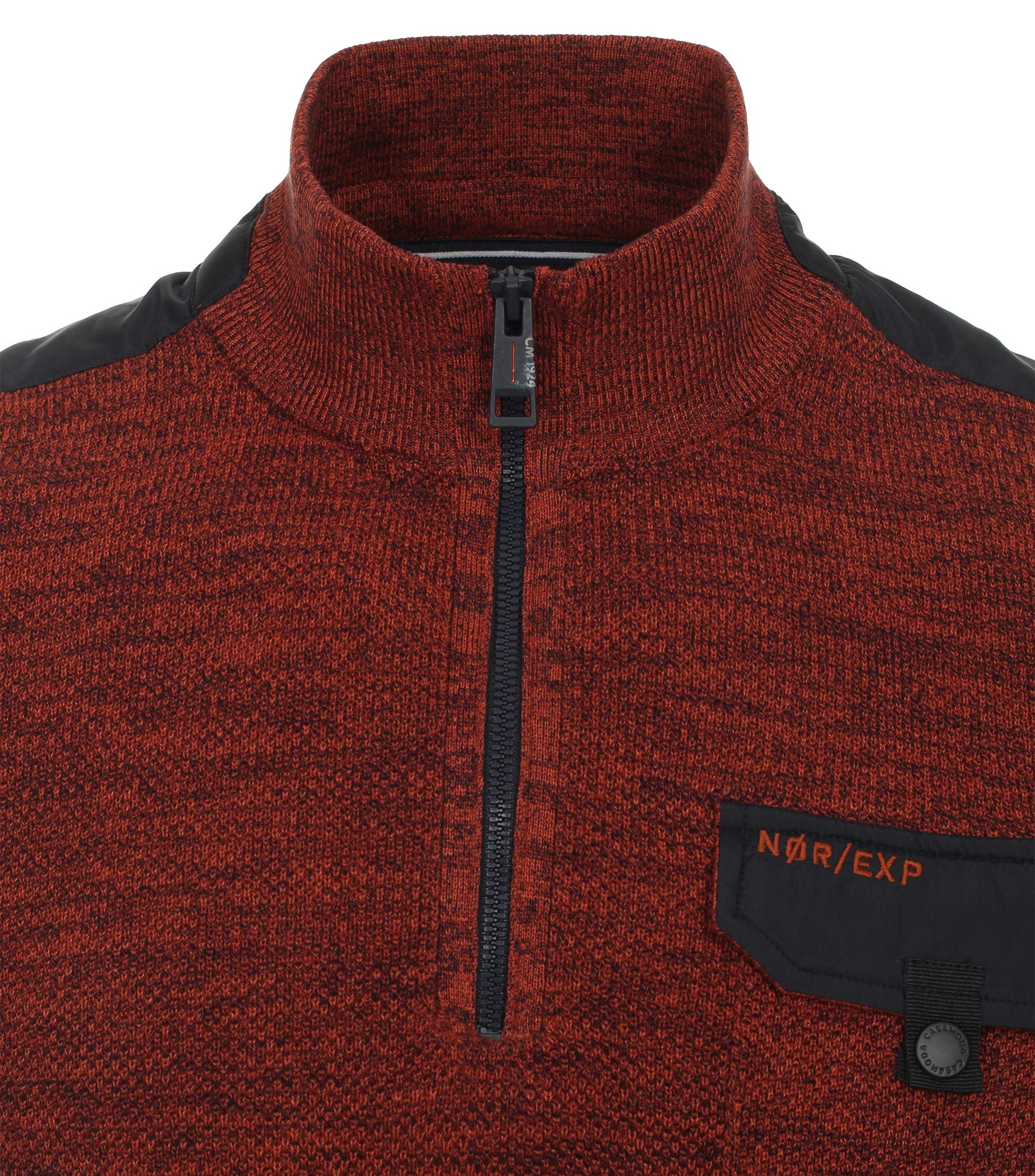 Ein Troyer im uni Muster in der Farbe Dunkelrot