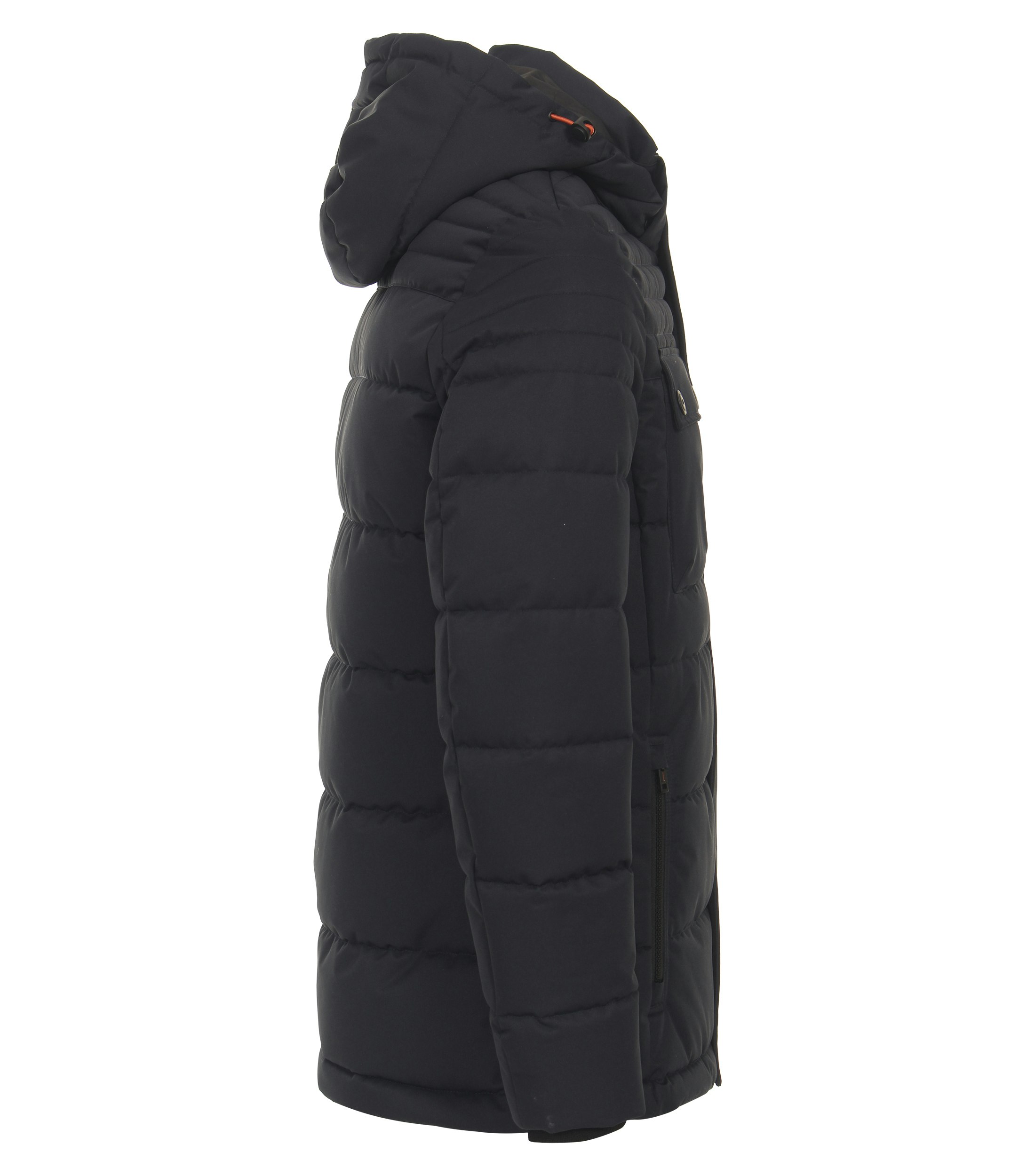 Ein Jacke im uni Muster in der Farbe Dunkelblau