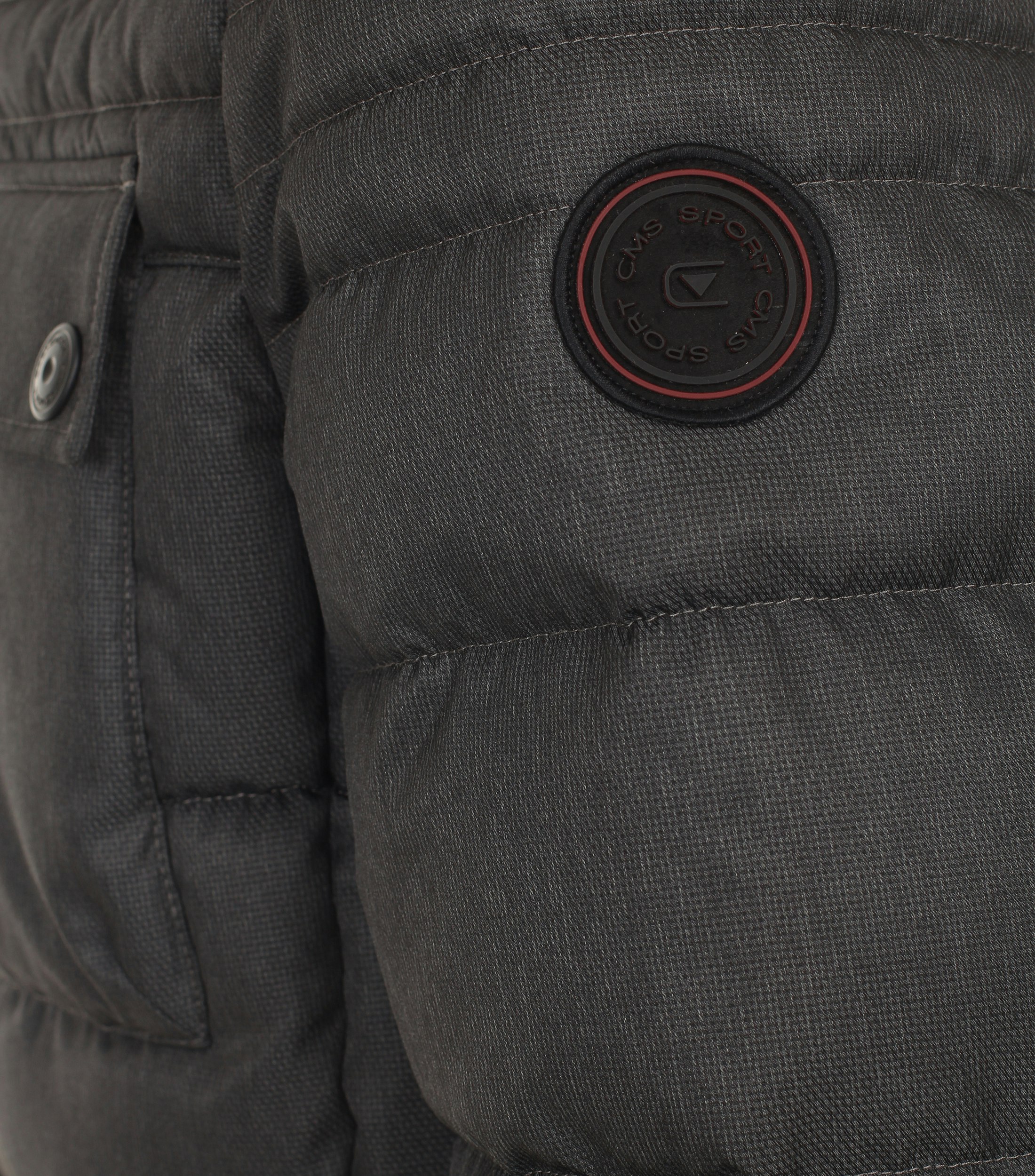 Ein Jacke im uni Muster in der Farbe Dunkelgrau