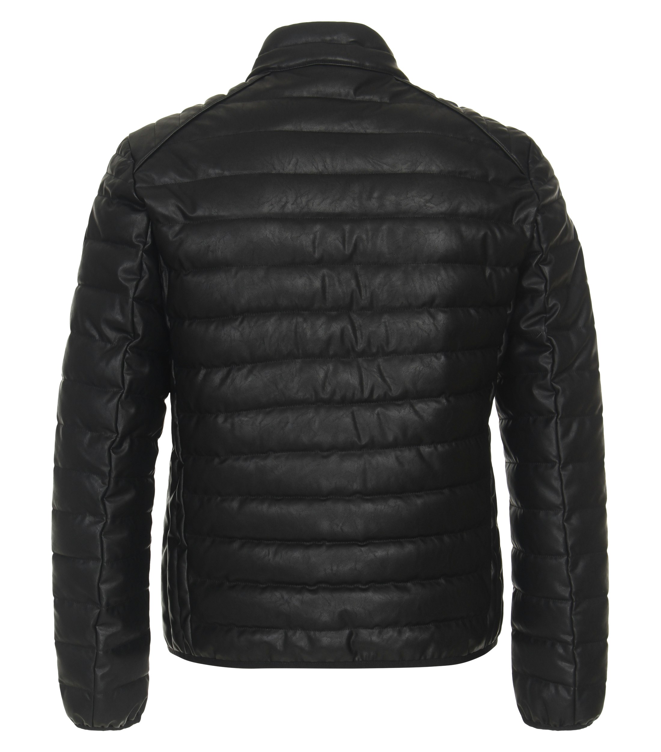 Steppjacke im unifarbenen Design in der Farbe Schwarz