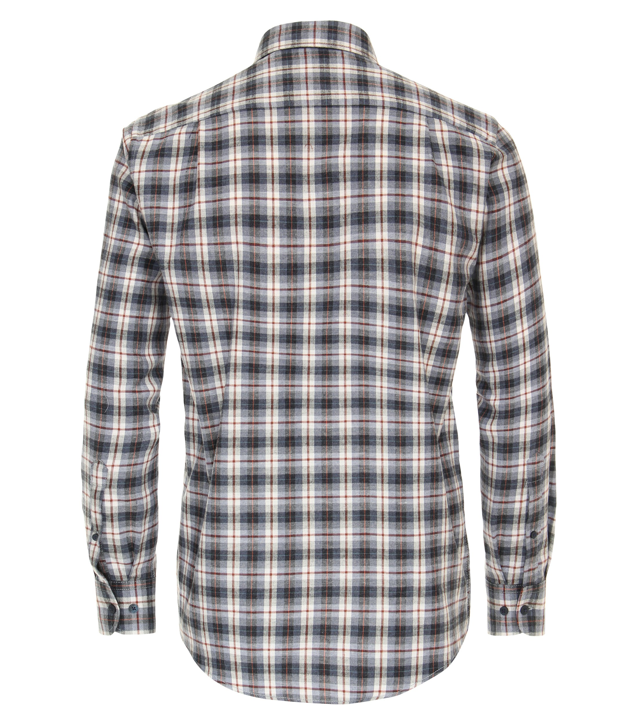 Ein Freizeithemd im kariert Muster in der Farbe Mittelblau