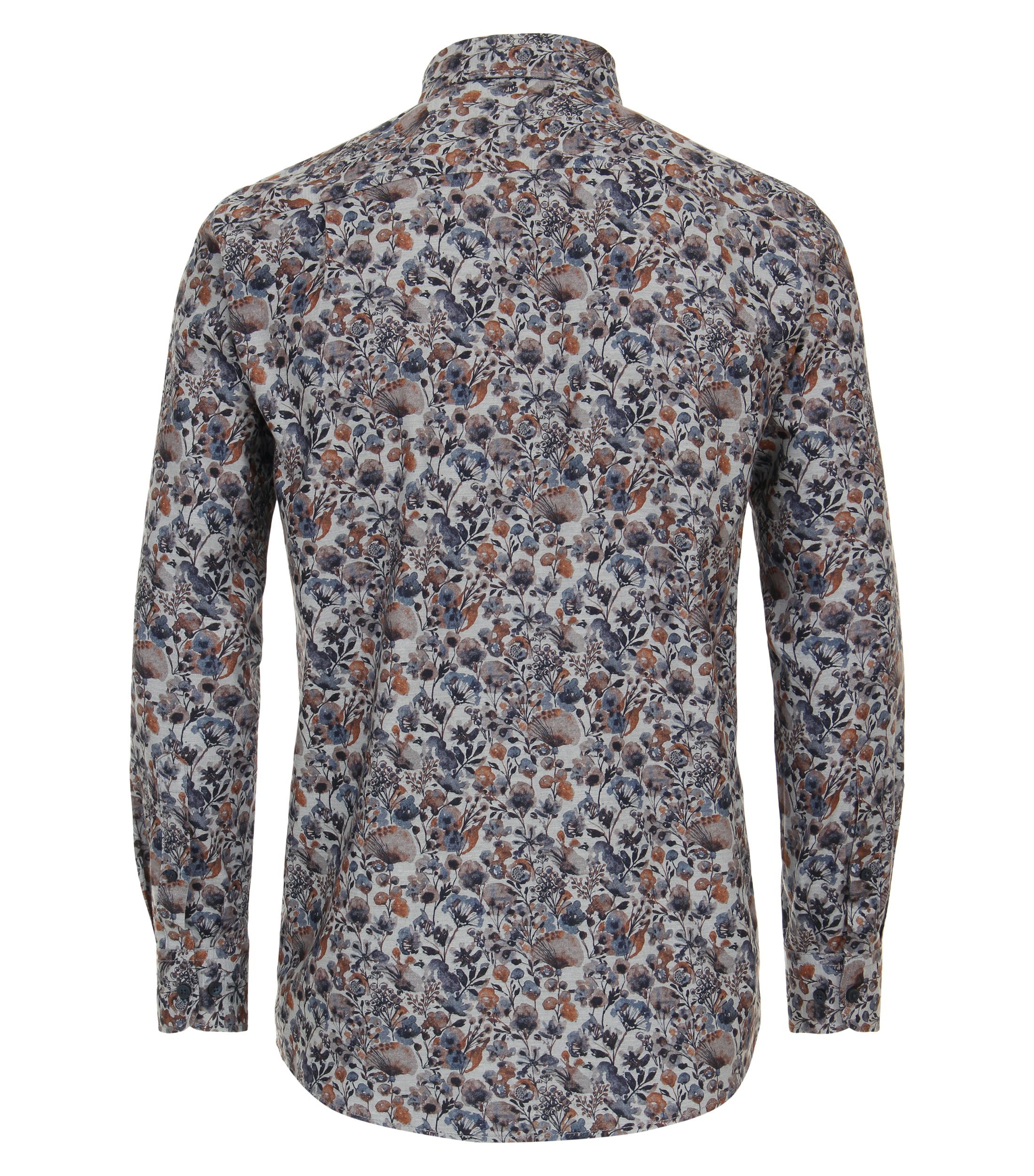 Ein Freizeithemd im Print Muster in der Farbe Hellbraun