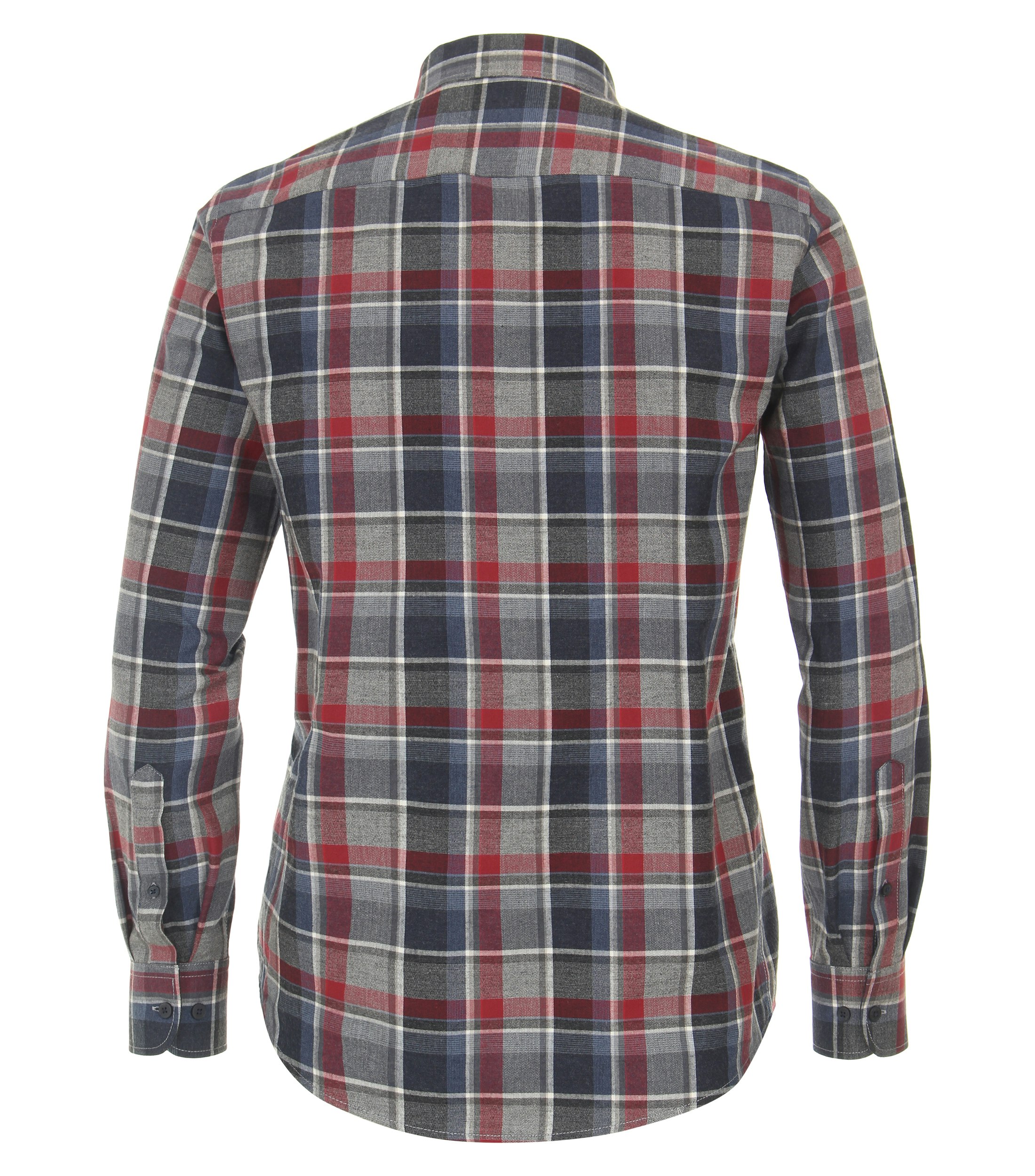 Ein Freizeithemd im kariert Muster in der Farbe Mittelrot
