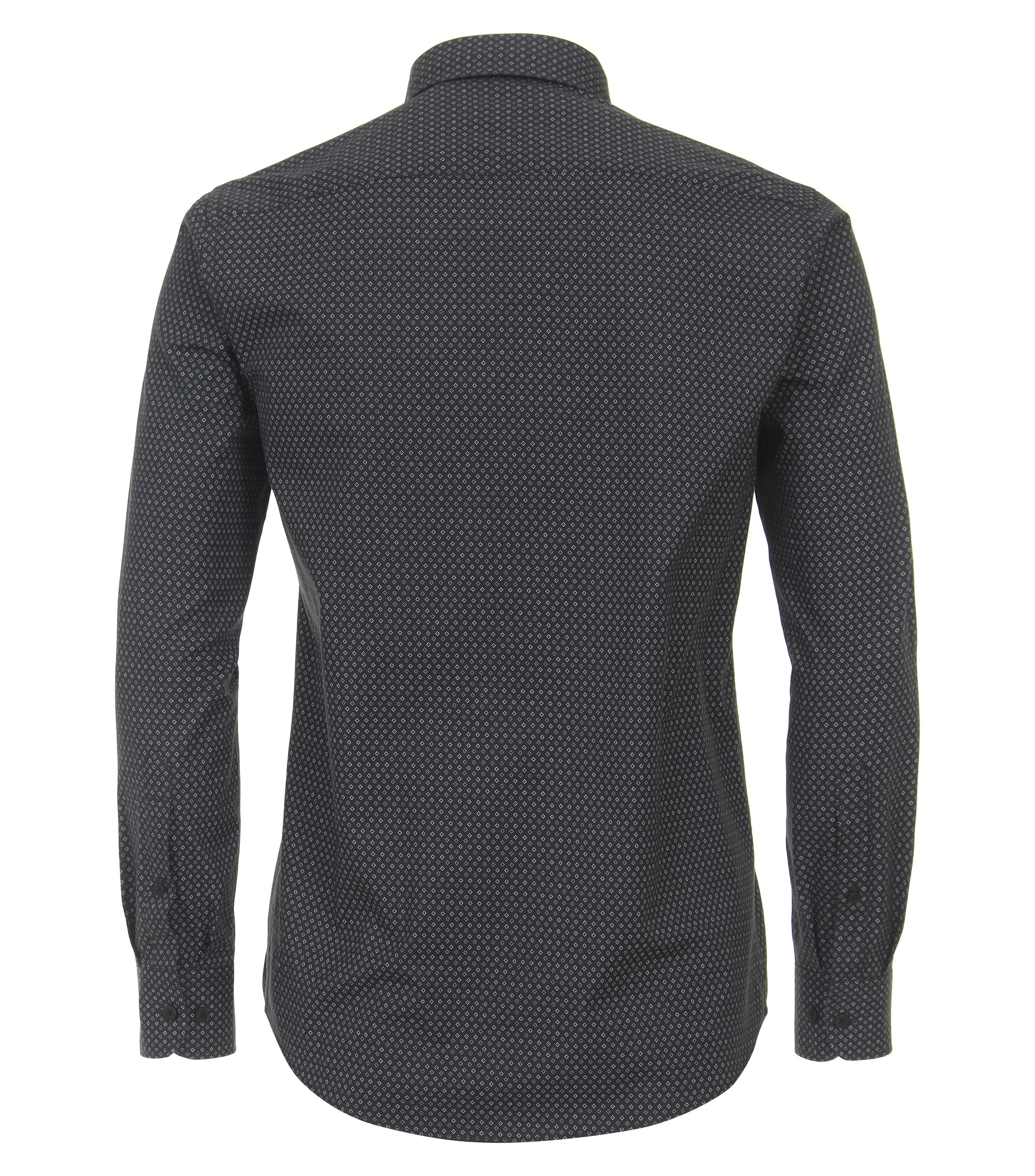 Ein Freizeithemd im Print Muster in der Farbe Dunkelgrau