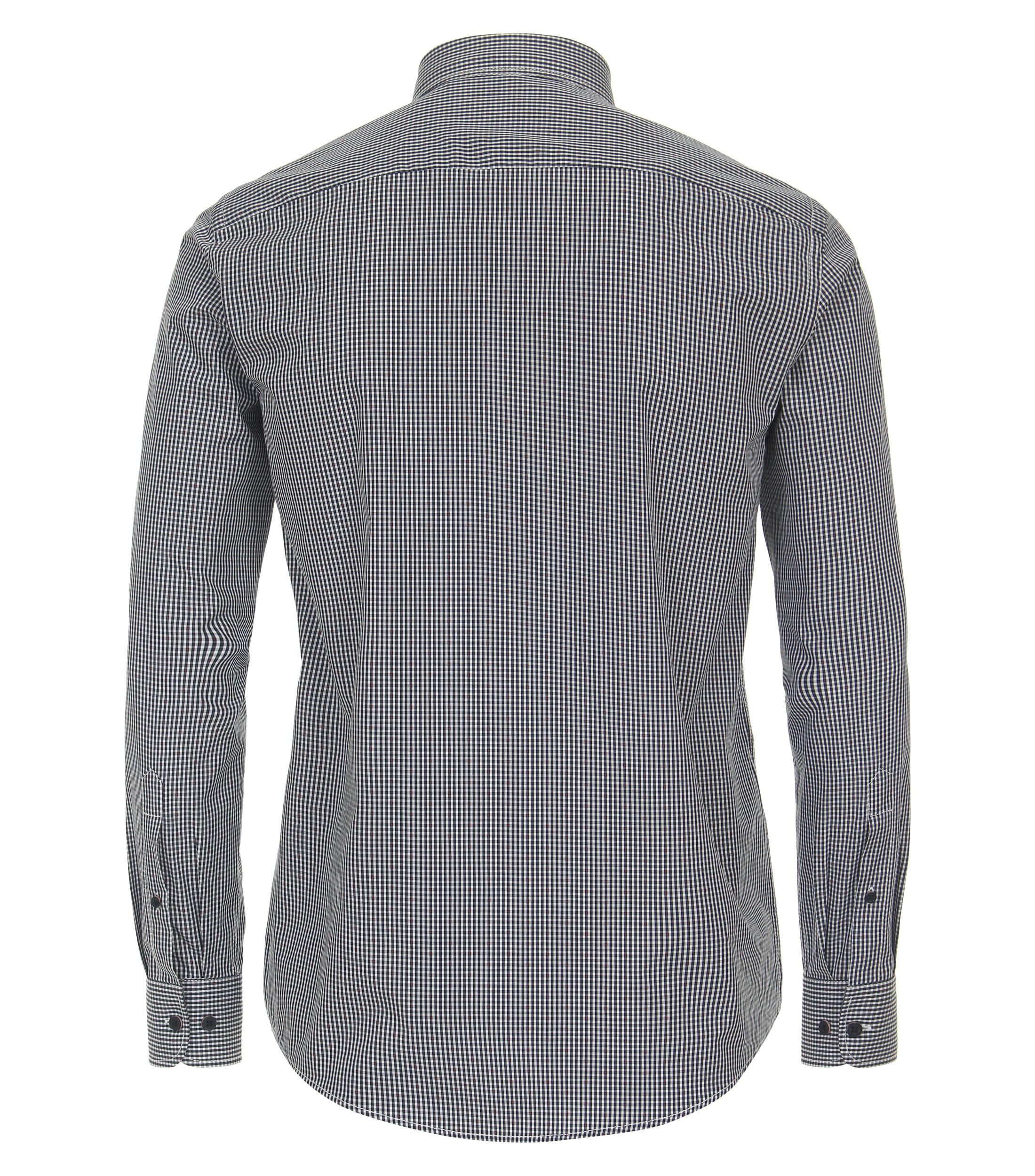 Ein Freizeithemd im kariert Muster in der Farbe Dunkelblau