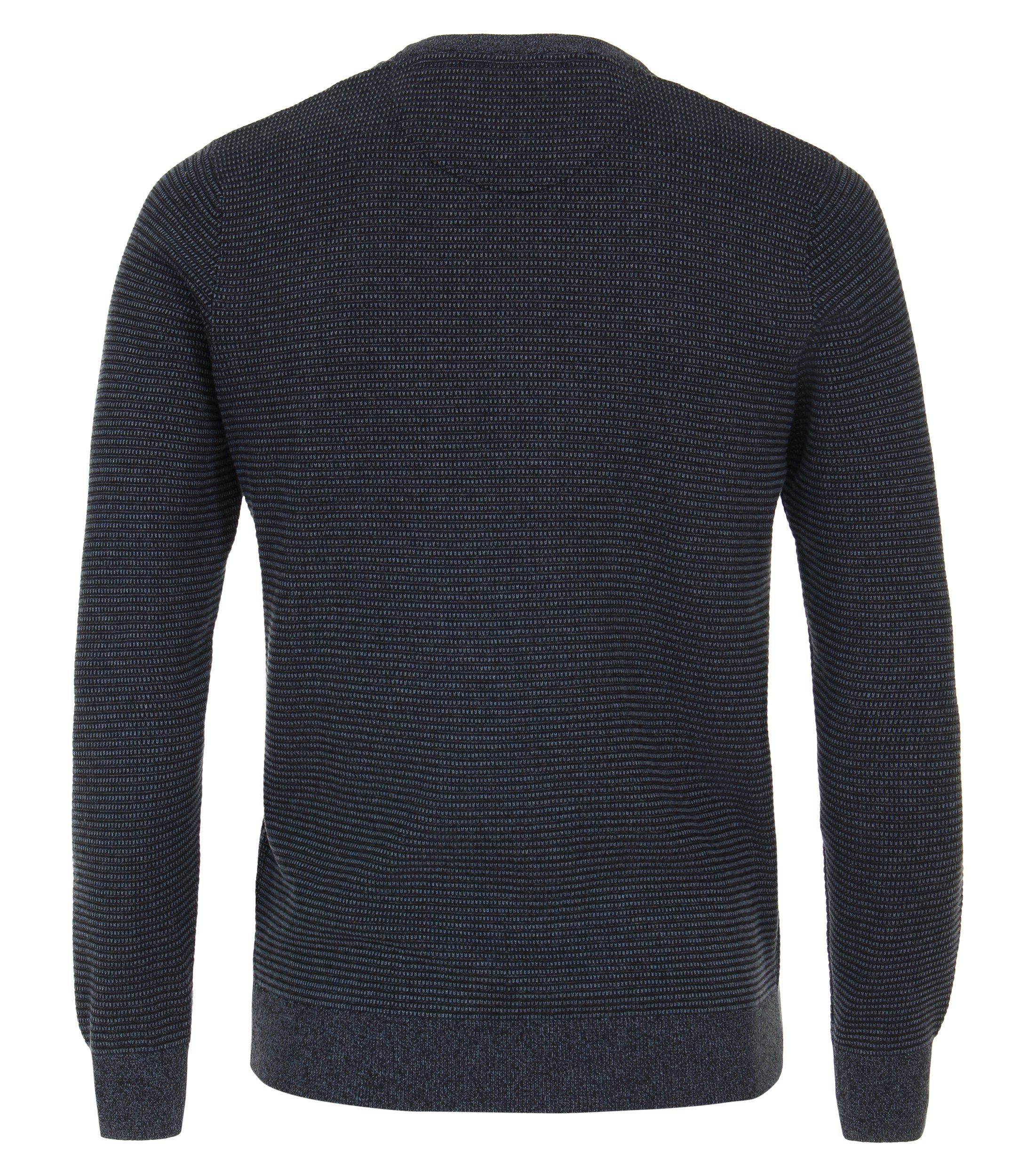 Ein Pullover im uni Muster in der Farbe Dunkelblau