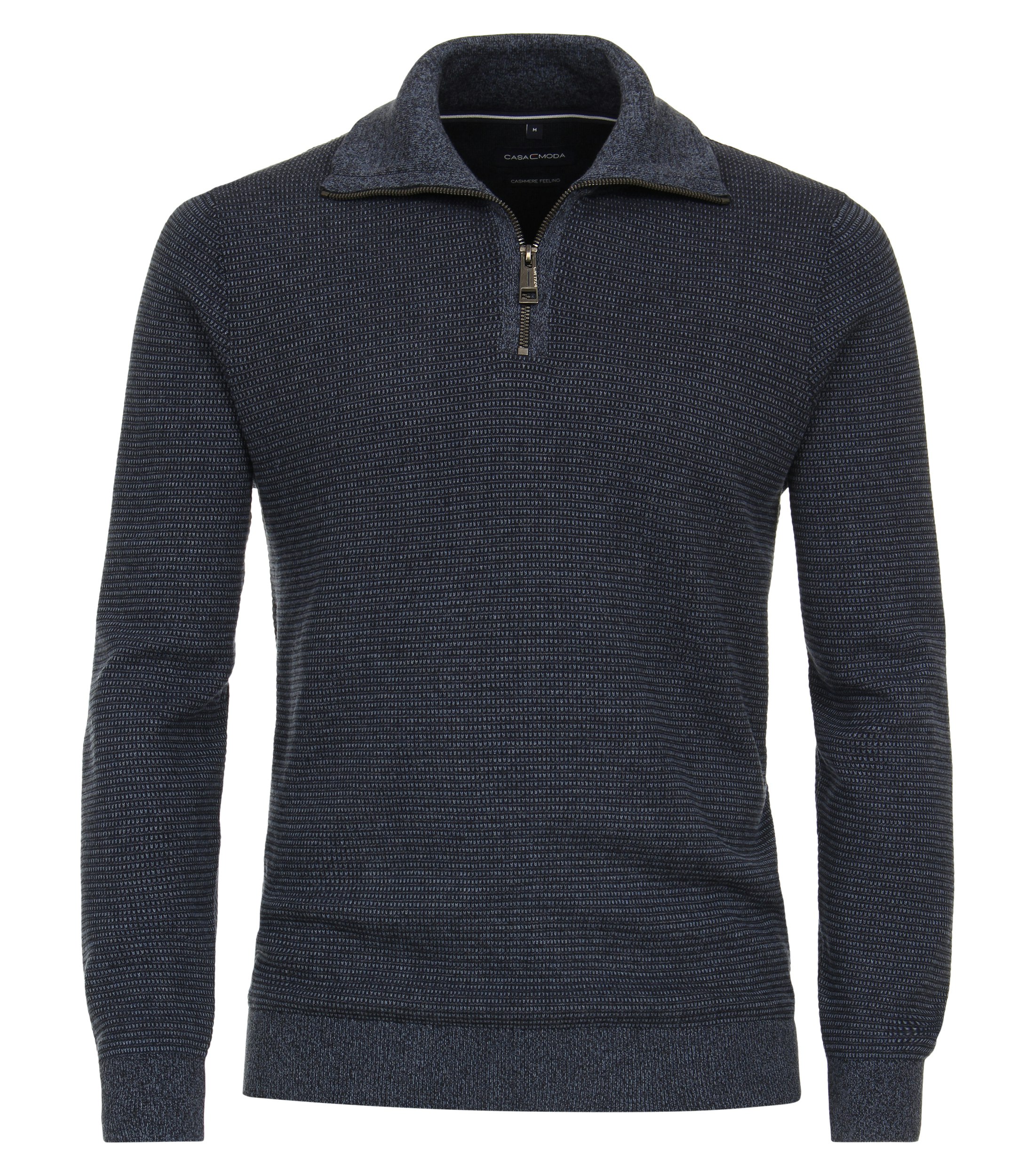 Ein Troyer im uni Muster in der Farbe Dunkelblau