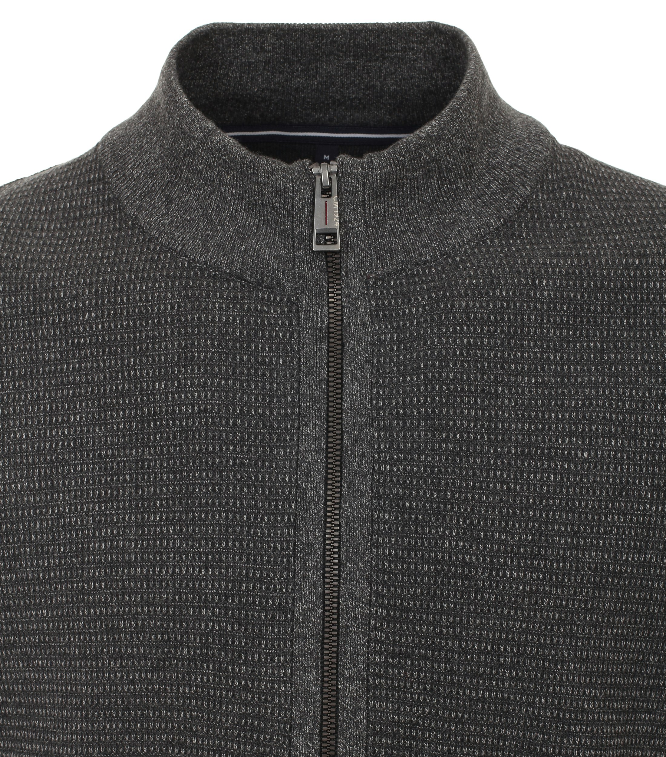 Ein Strickjacke im uni Muster in der Farbe Grau