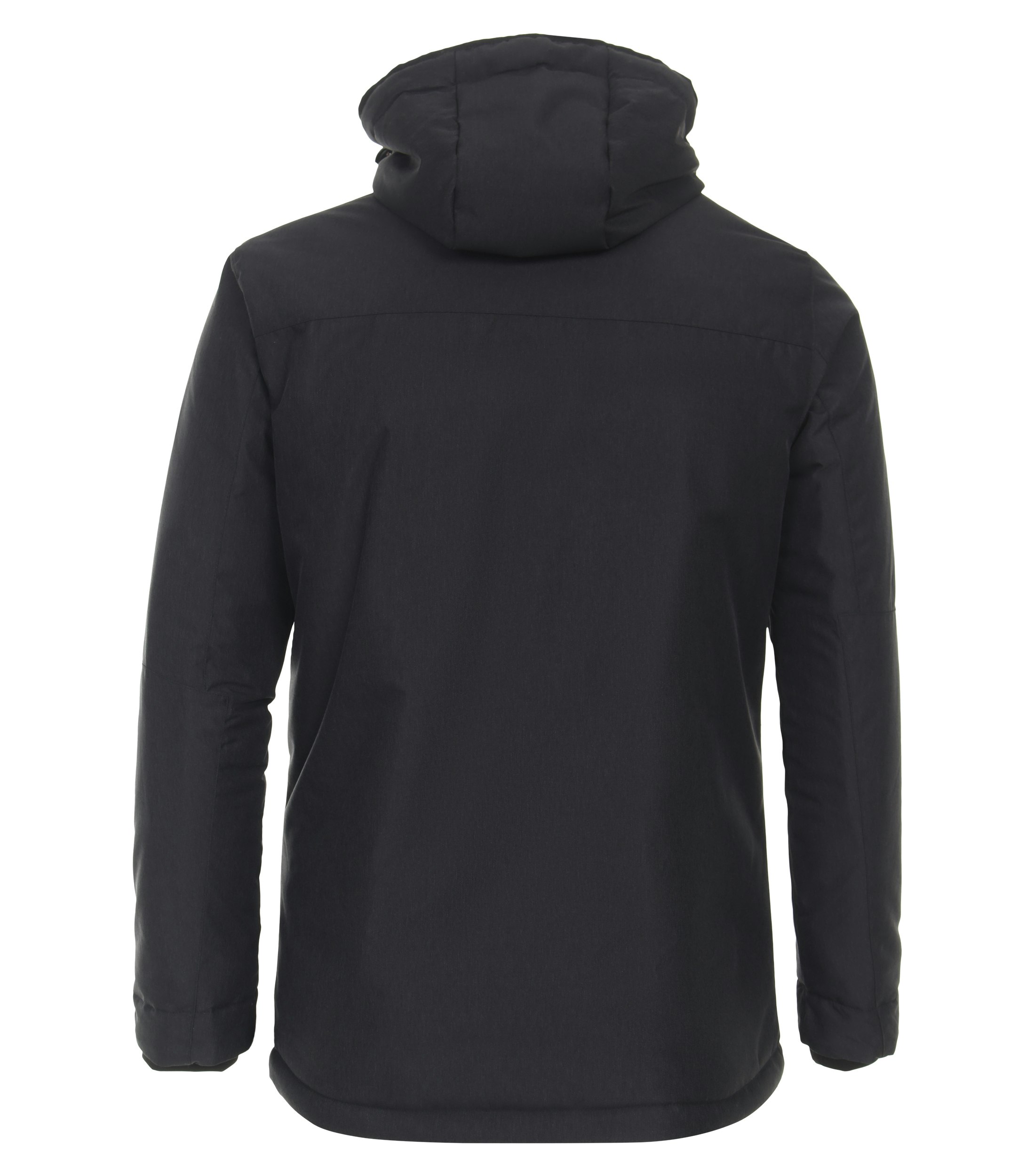 Ein Jacke im uni Muster in der Farbe graues Dunkelblau