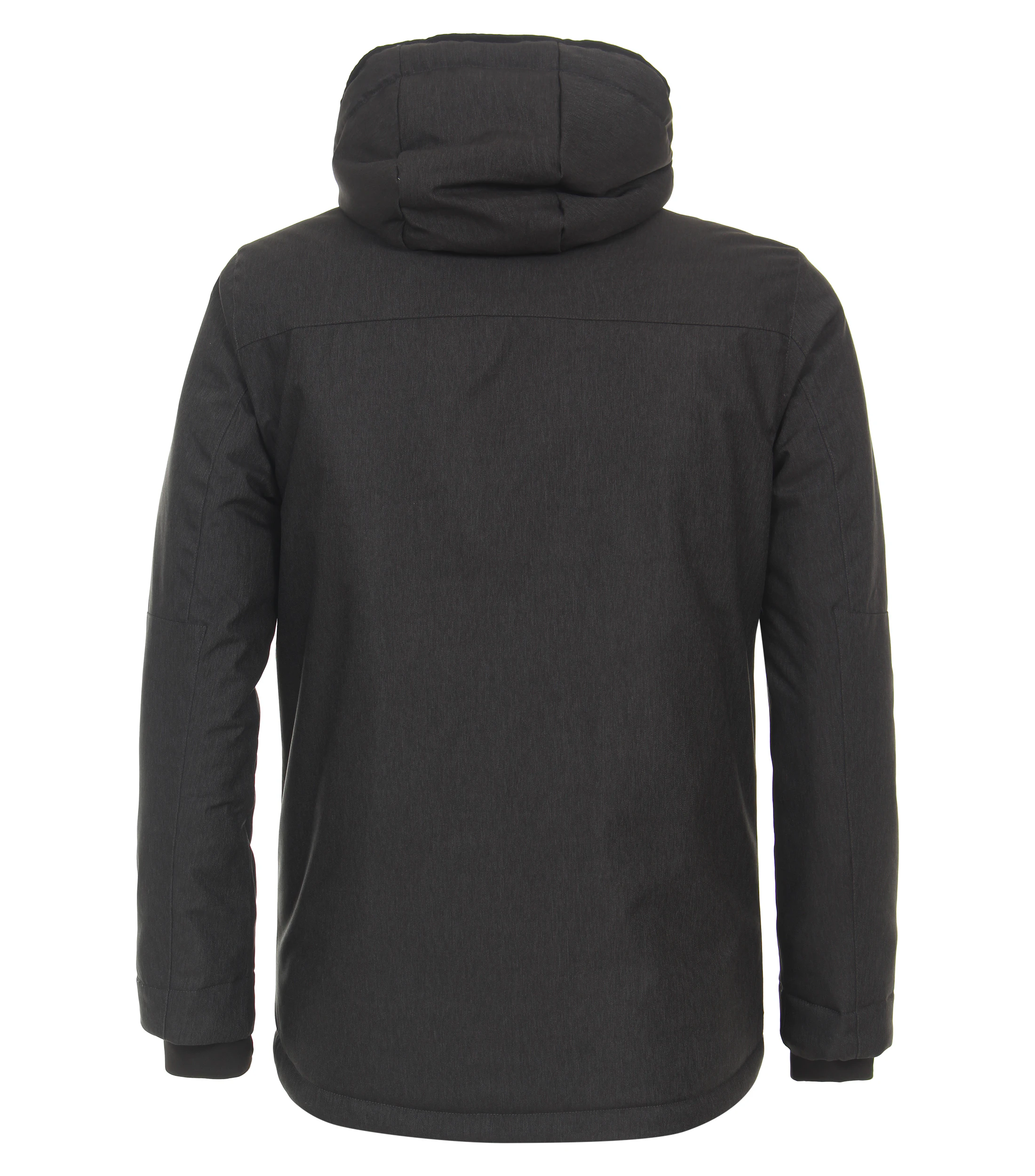 Steppjacke im unifarbenen Design in der Farbe Dunkelgrau