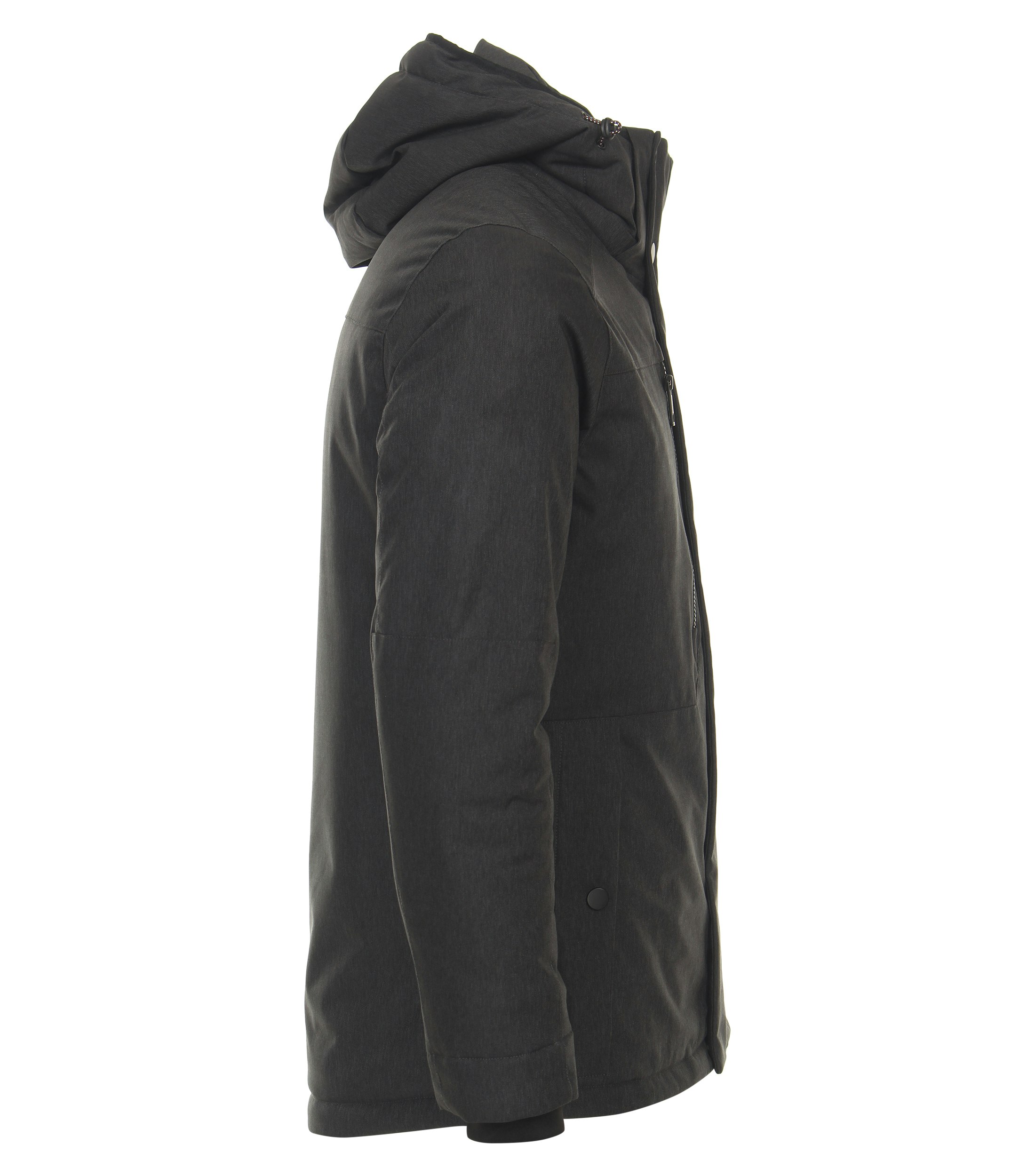 Ein Jacke im uni Muster in der Farbe Dunkelgrau