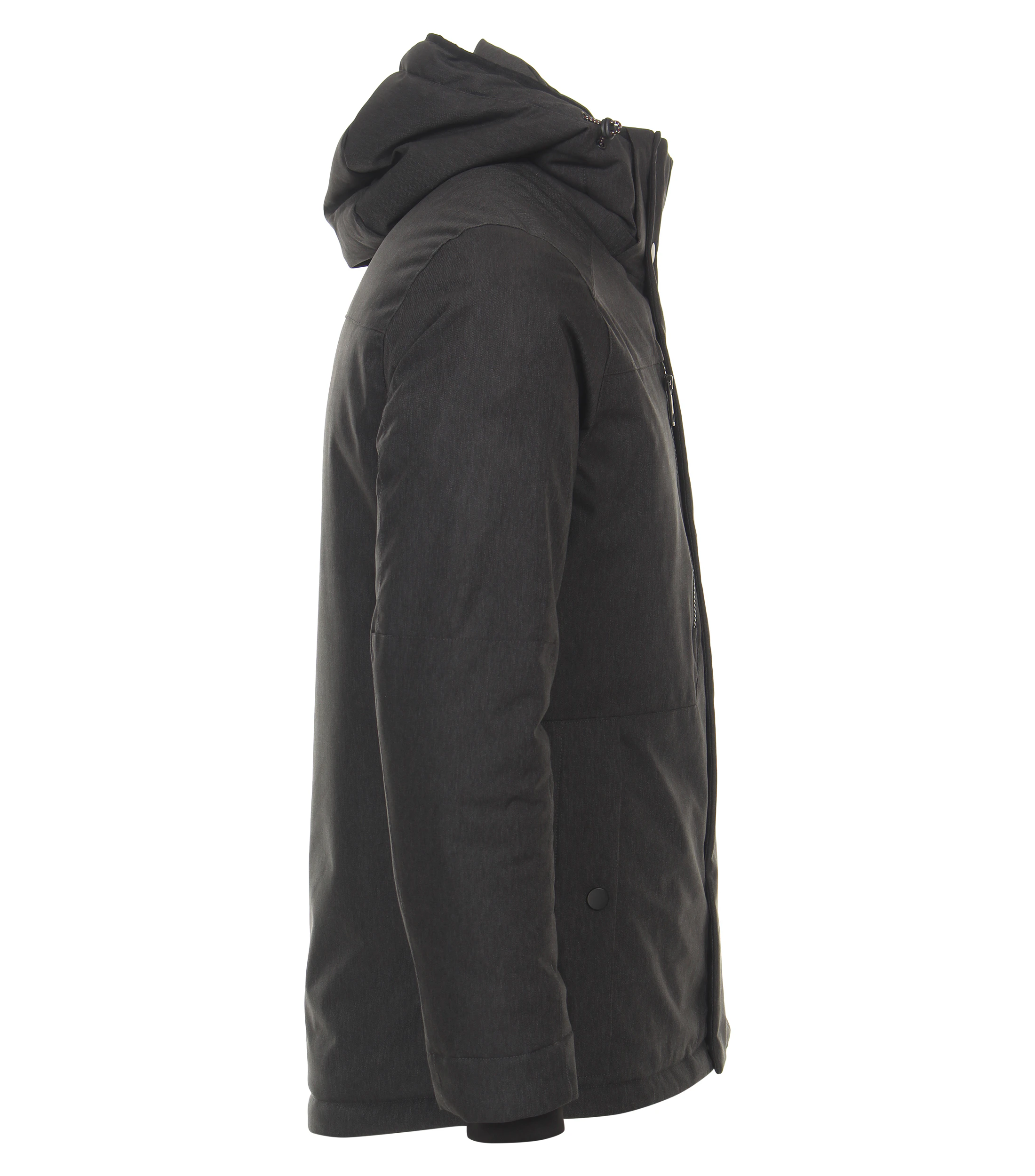 Steppjacke im unifarbenen Design in der Farbe Dunkelgrau
