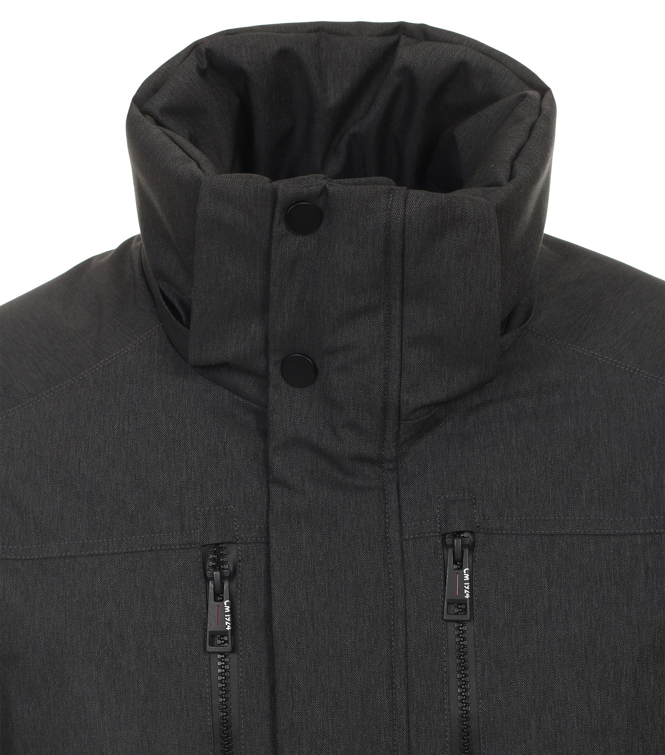 Ein Jacke im uni Muster in der Farbe Dunkelgrau