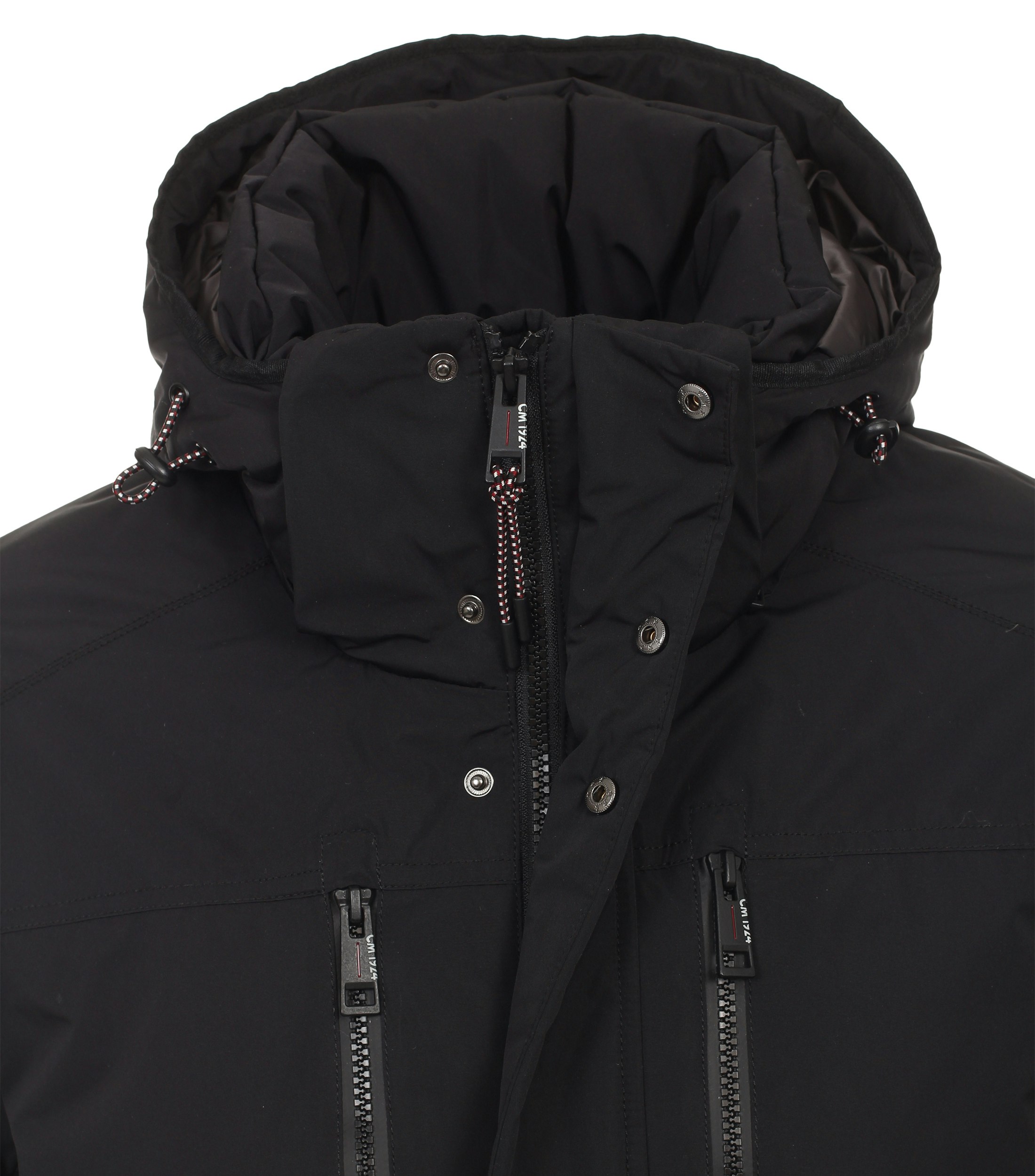 Ein Jacke im uni Muster in der Farbe Schwarz