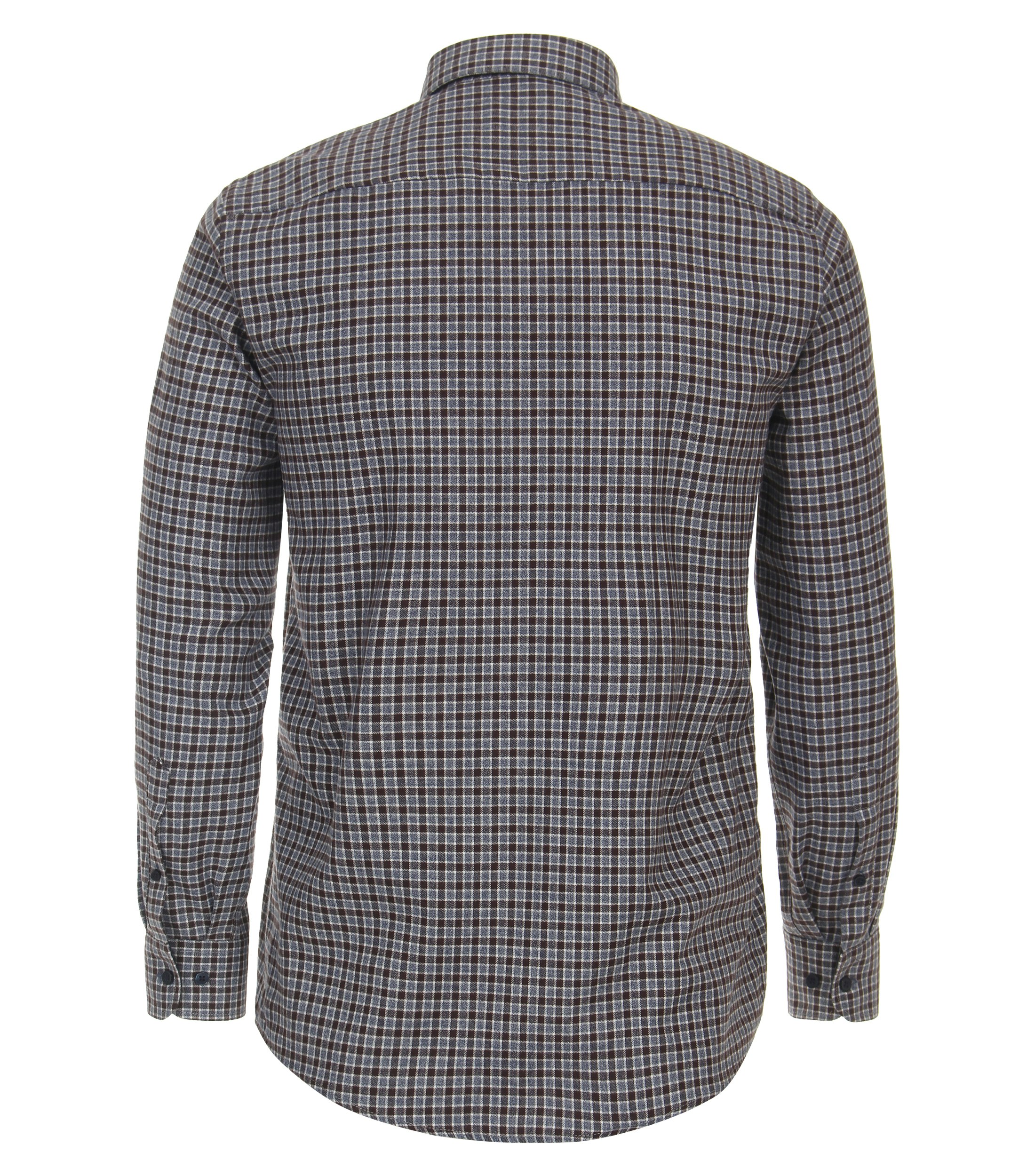 Ein Freizeithemd im kariert Muster in der Farbe Braun