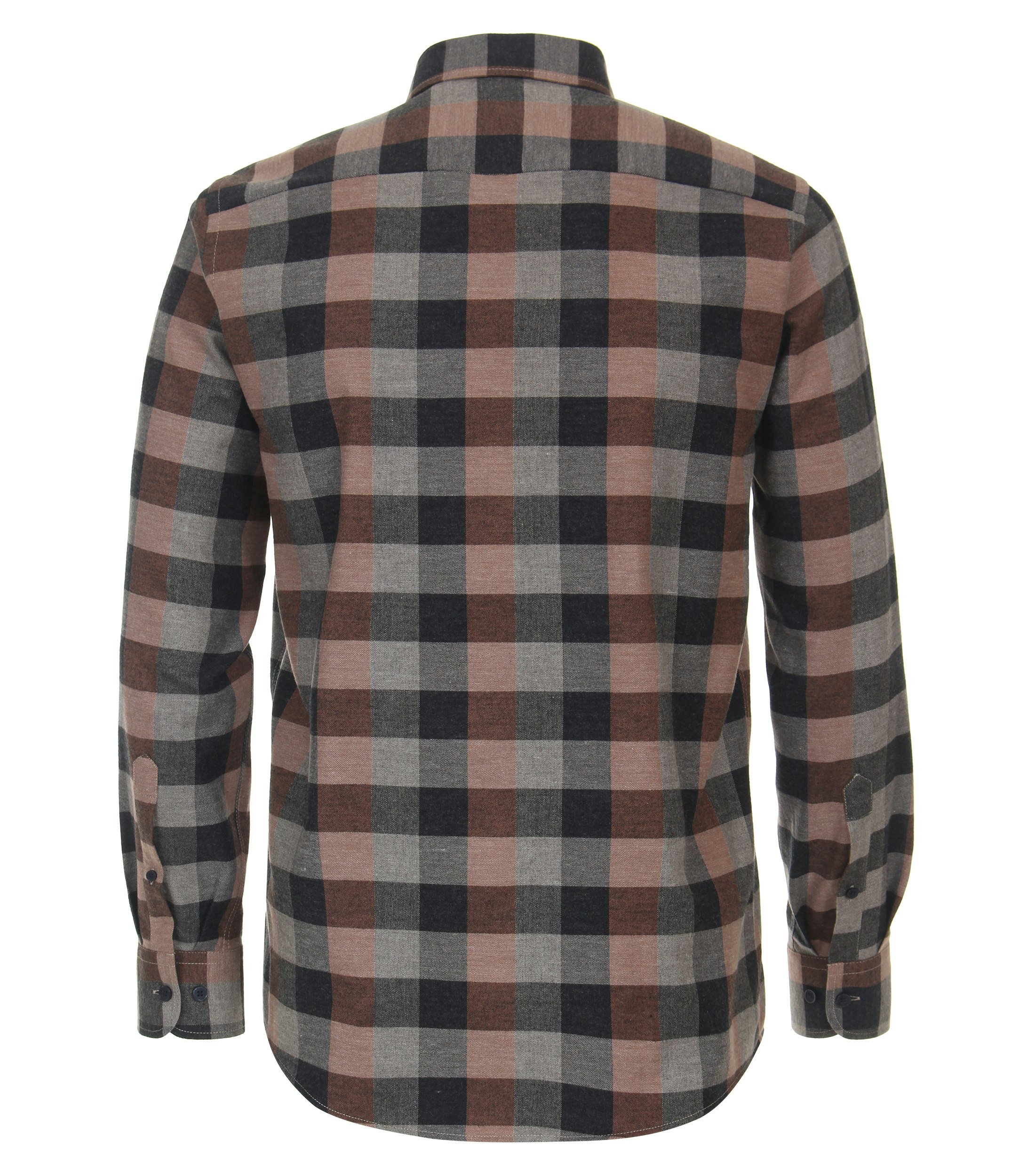 Ein Freizeithemd im kariert Muster in der Farbe Olive