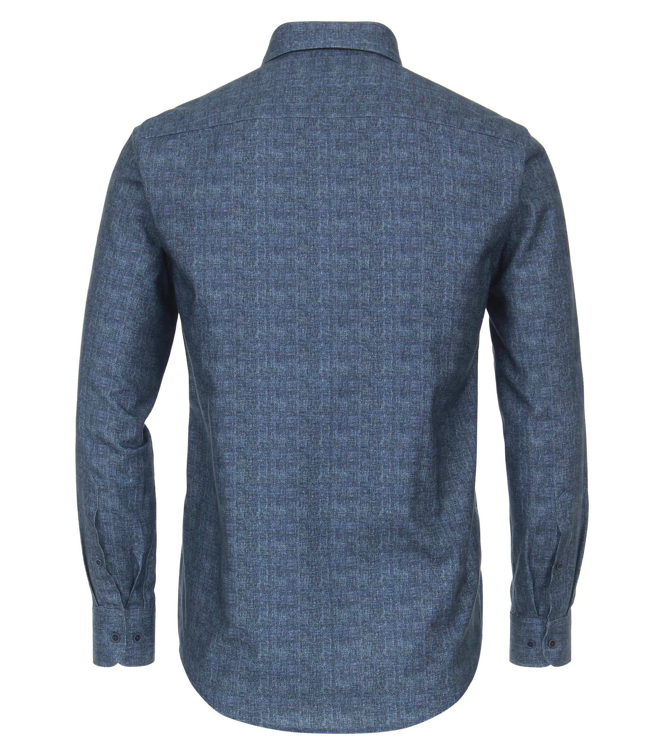 Ein Freizeithemd im Print Muster in der Farbe Mittelblau
