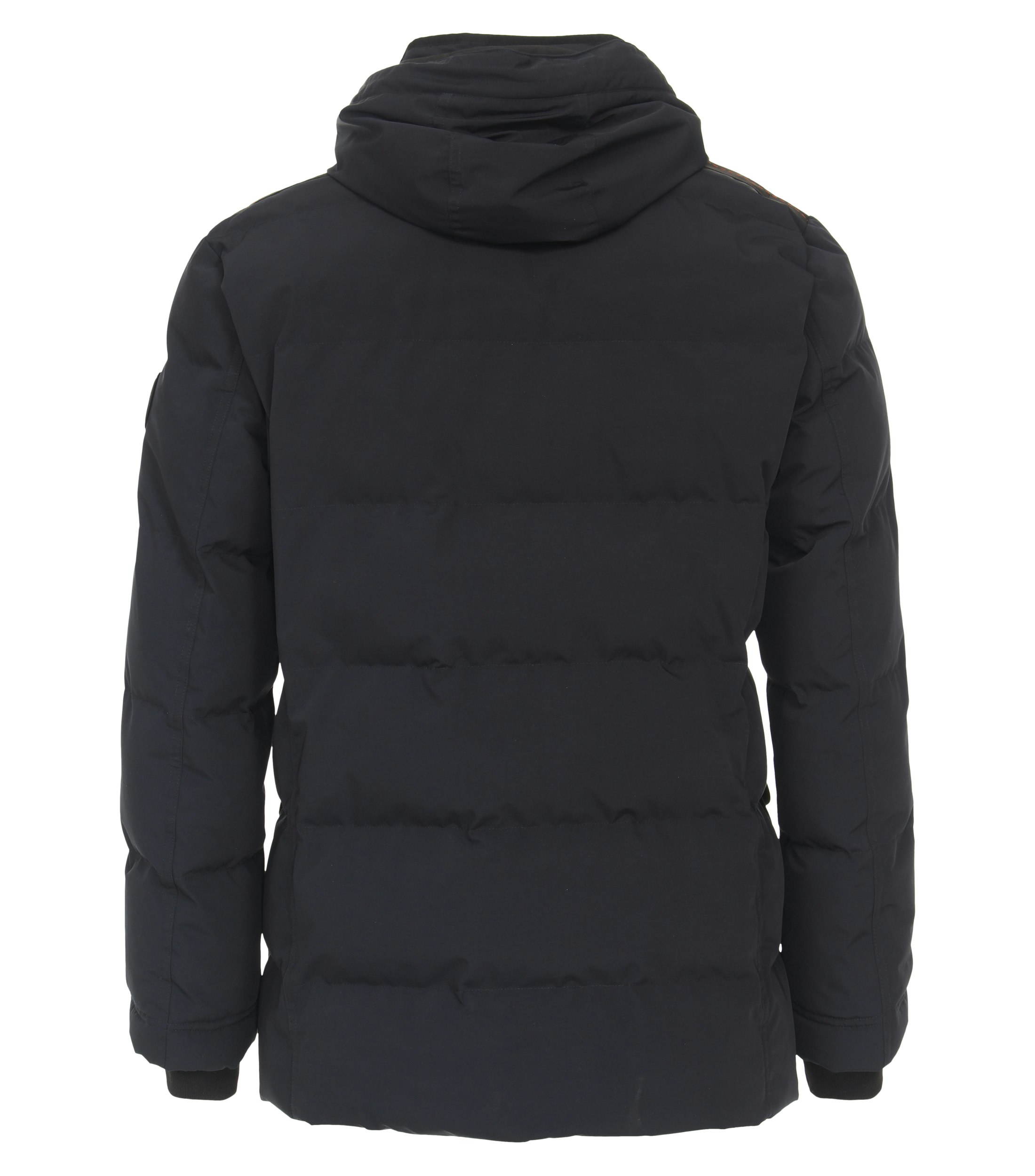 Ein Jacke im uni Muster in der Farbe Dunkelblau