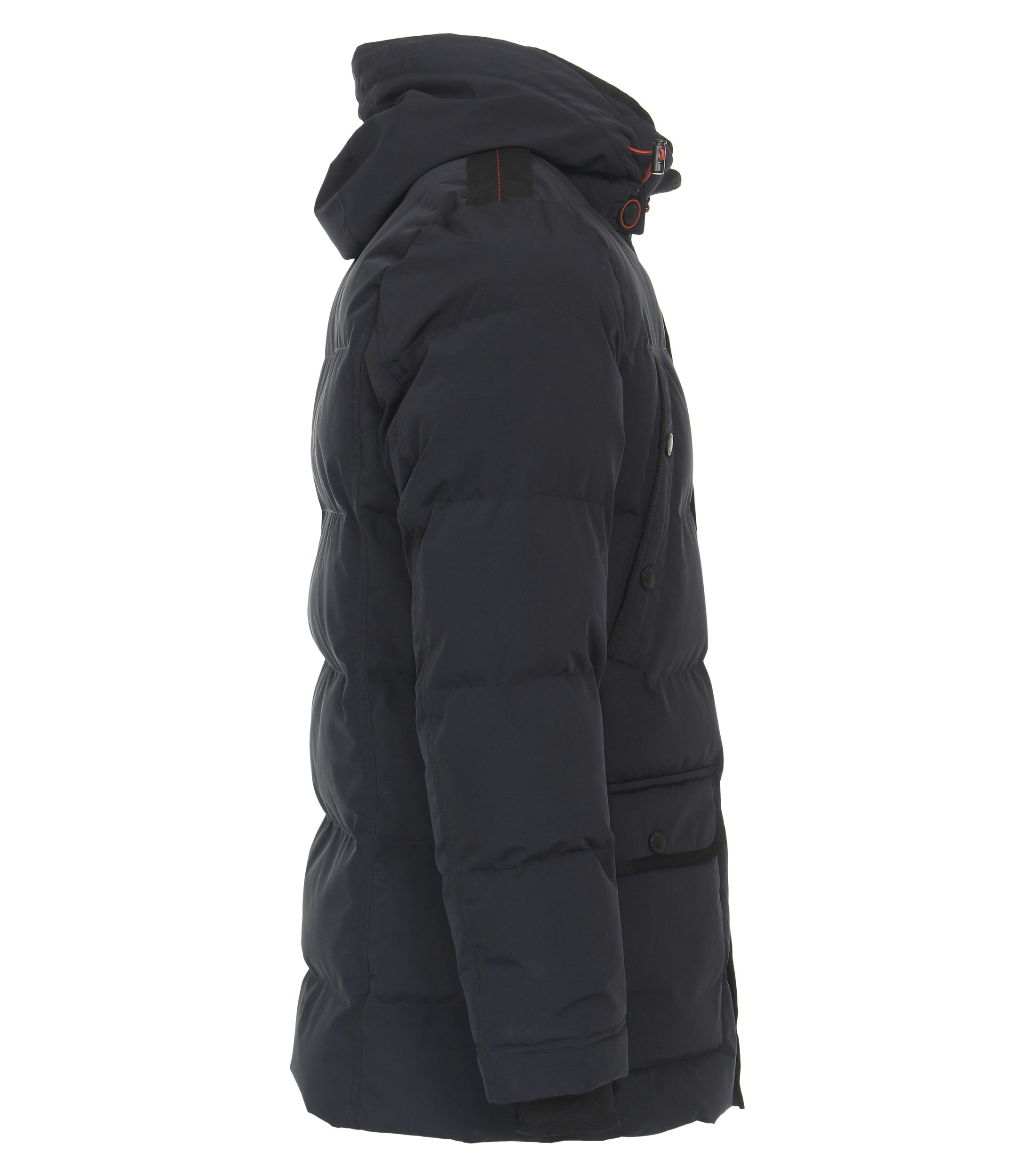 Ein Jacke im uni Muster in der Farbe Dunkelblau