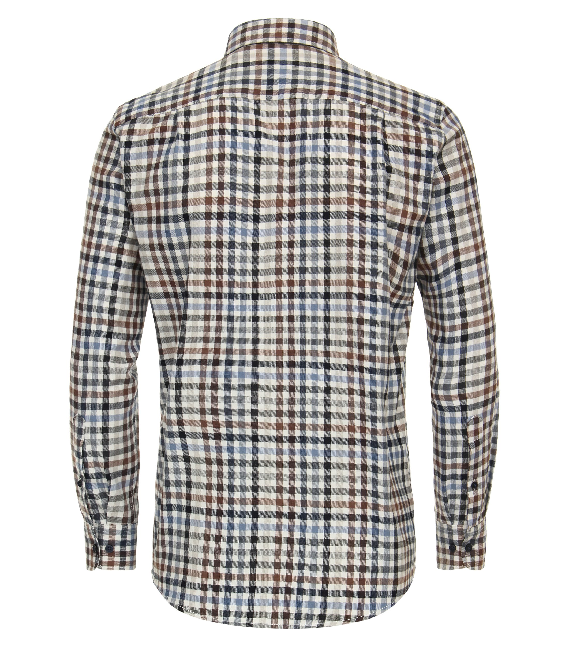 Ein Freizeithemd im kariert Muster in der Farbe Olive