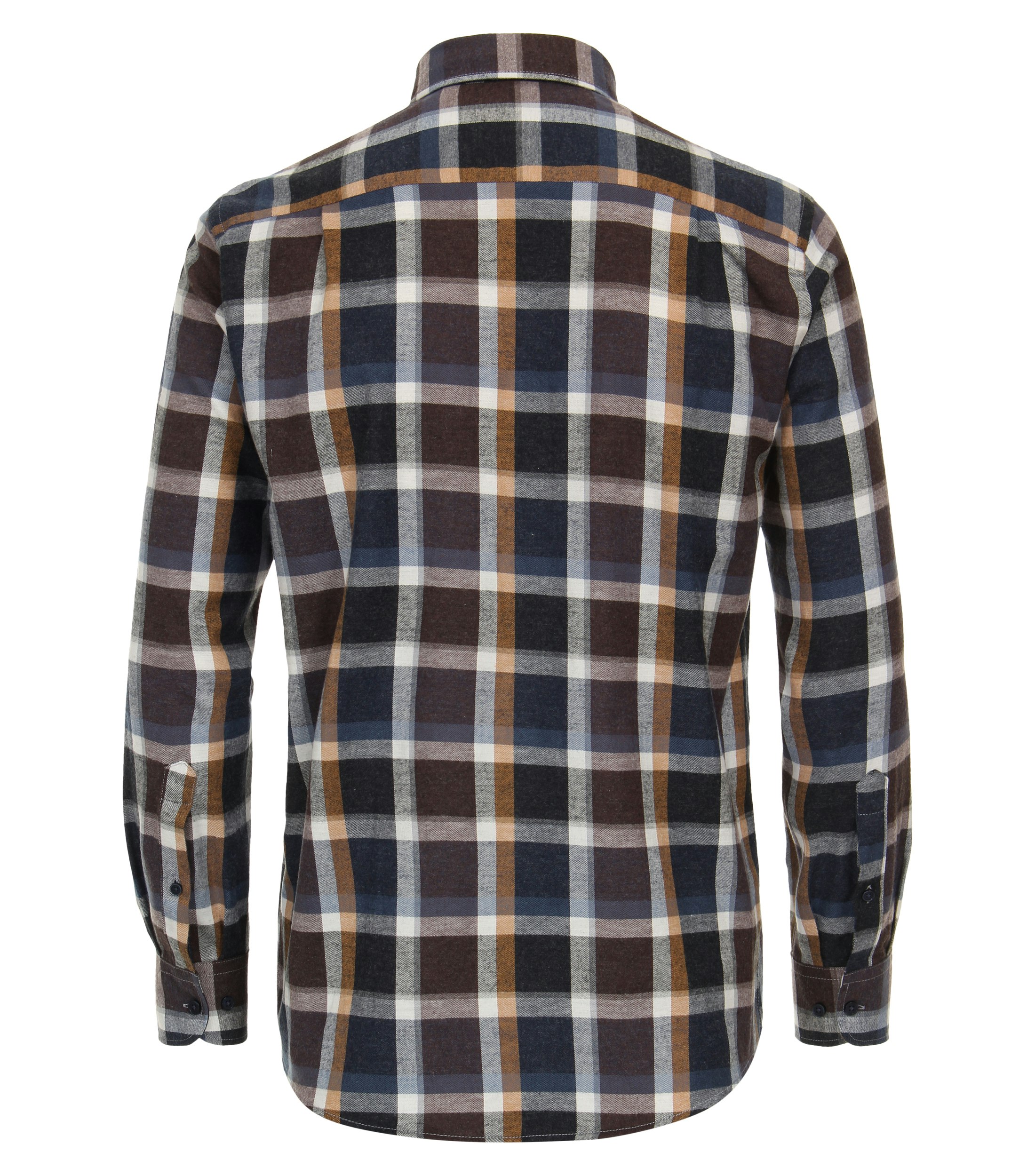 Ein Freizeithemd im kariert Muster in der Farbe Olive