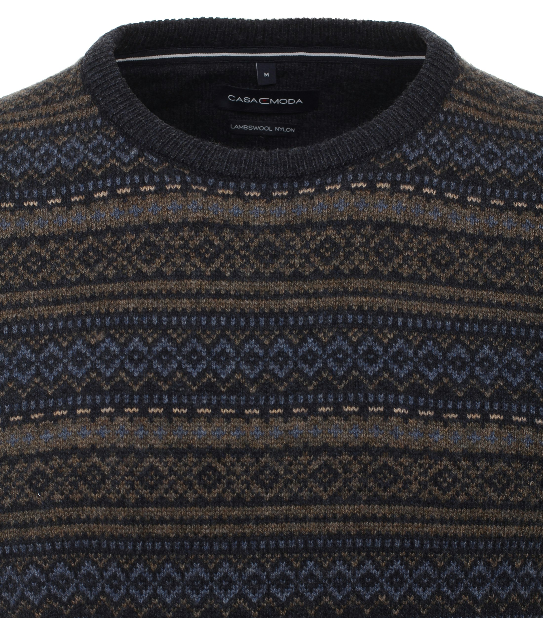 Ein Pullover im gestreift Muster in der Farbe Dunkelblau